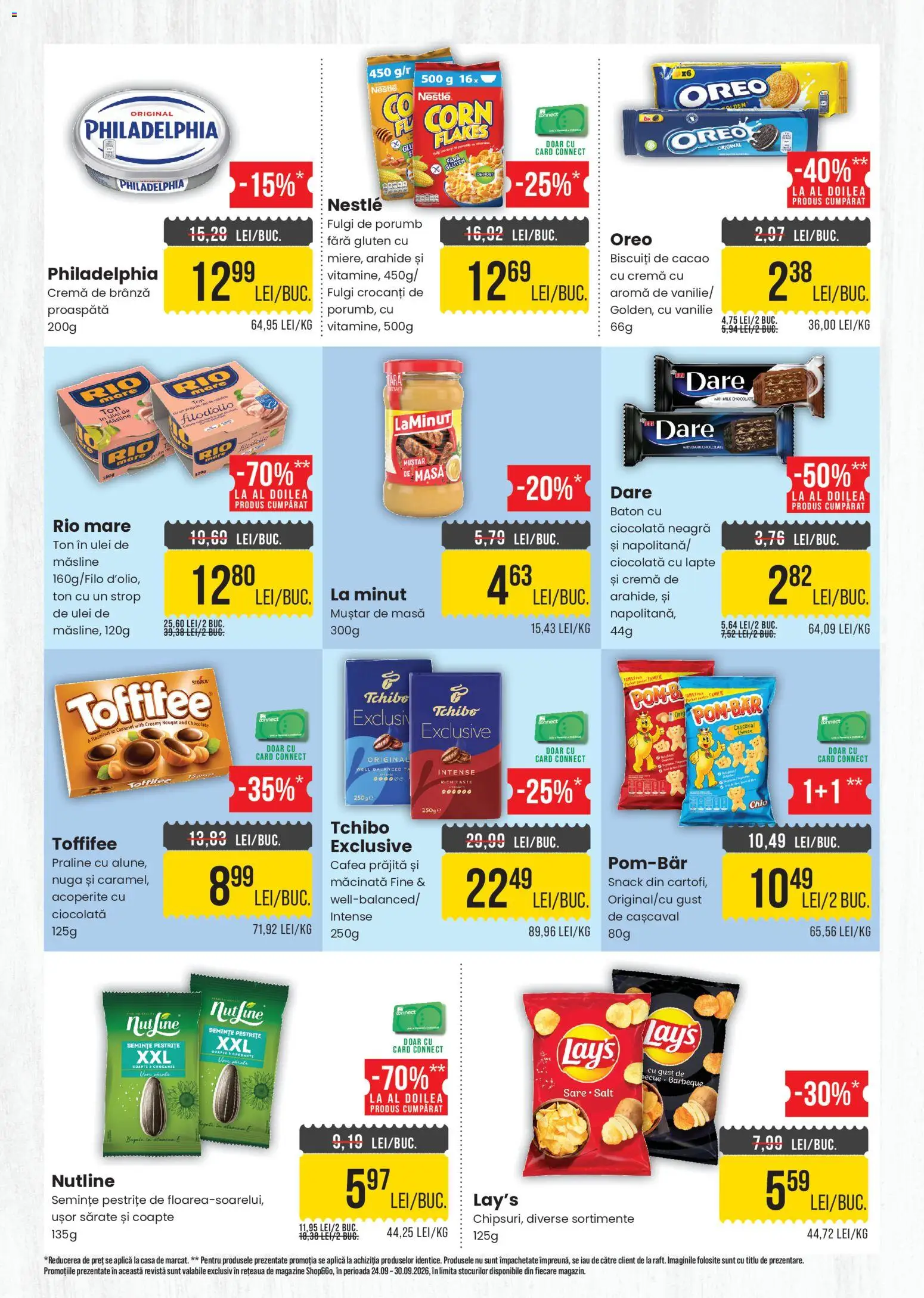 Noul catalog Mega Image – valabil de la 25.09.2026 | Pagină: 3 | Produse: Măsline, Cremă, Ciocolată, Porumb