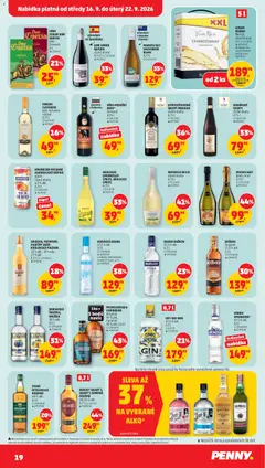 Náhled letáku VÍNO MEDVĚDÍ KREV, VÍNO MEDVĚDÍ KREV* červené 0,75 L od 16.09.2026 | Strana: 19