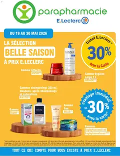 E.Leclerc - Prévisualisation de E.Leclerc Parapharmacie catalogue valide à partir de 19.05.2026