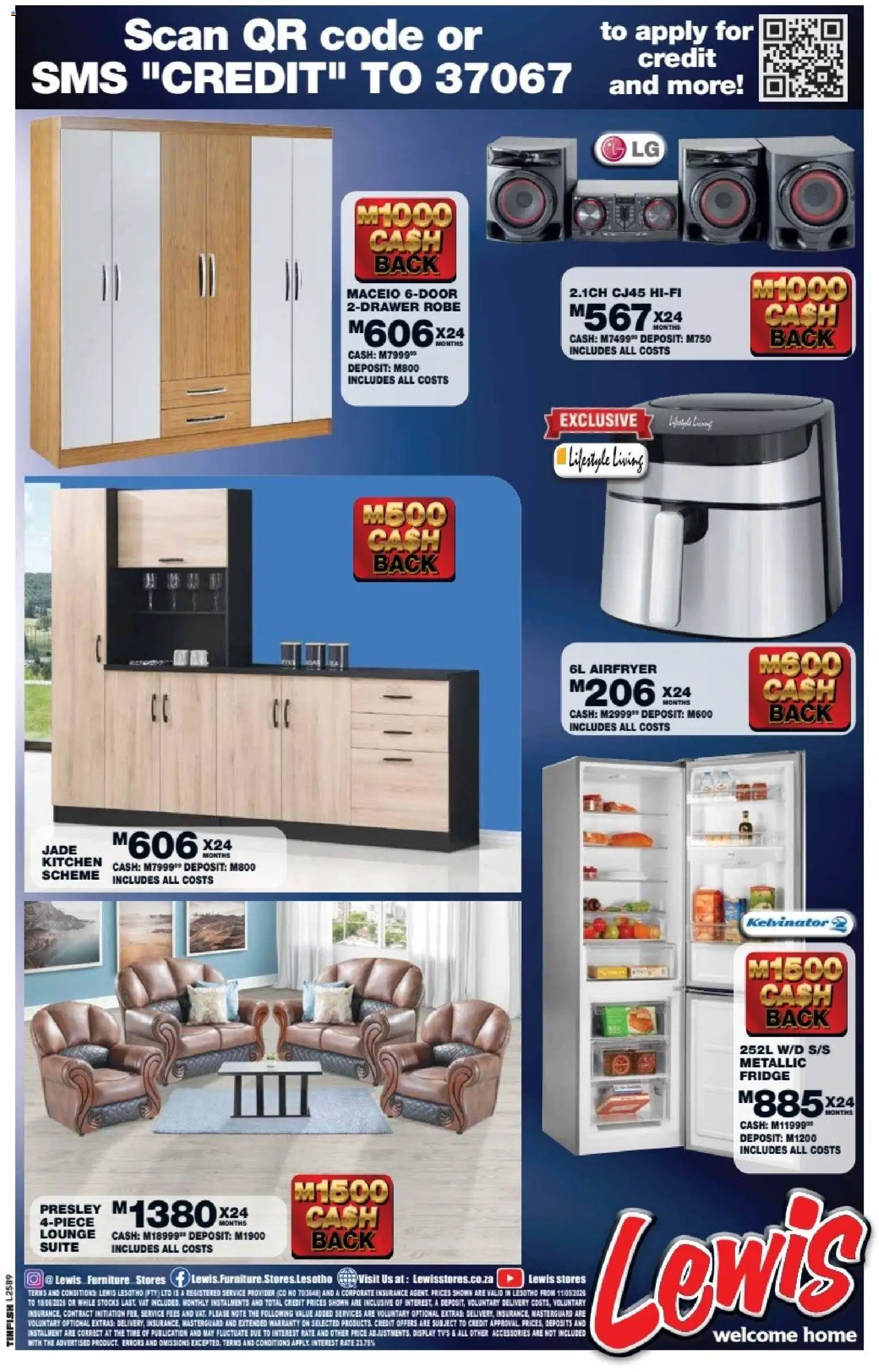 New Lewis Stores catalogue – valid from 11.05.2026 | Page: 16 | Products: Fridge