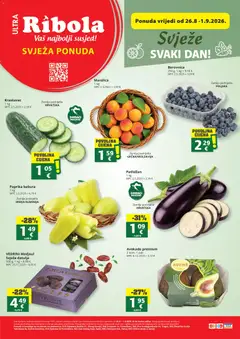 Ribola Svježa ponuda - Pregled kataloga iz trgovine Ribola, vrijedi od 26.08.2026