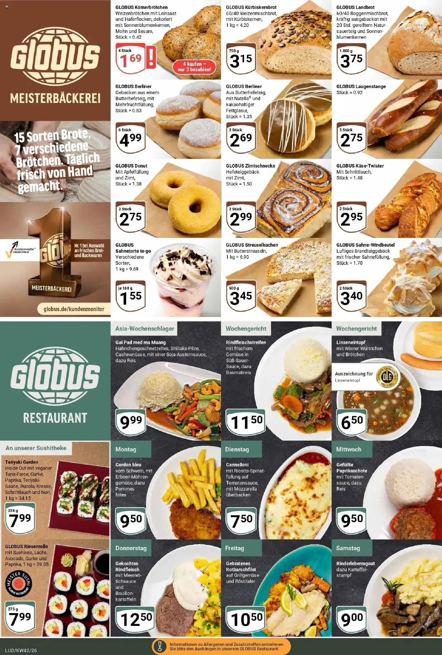 Globus Prospekt Ludwigshafen-Oggersheim (ab 12.10.2026) » Angebote online | Seite: 8 | Produkte: Mozzarella, Pommes, Kartoffeln, Reis