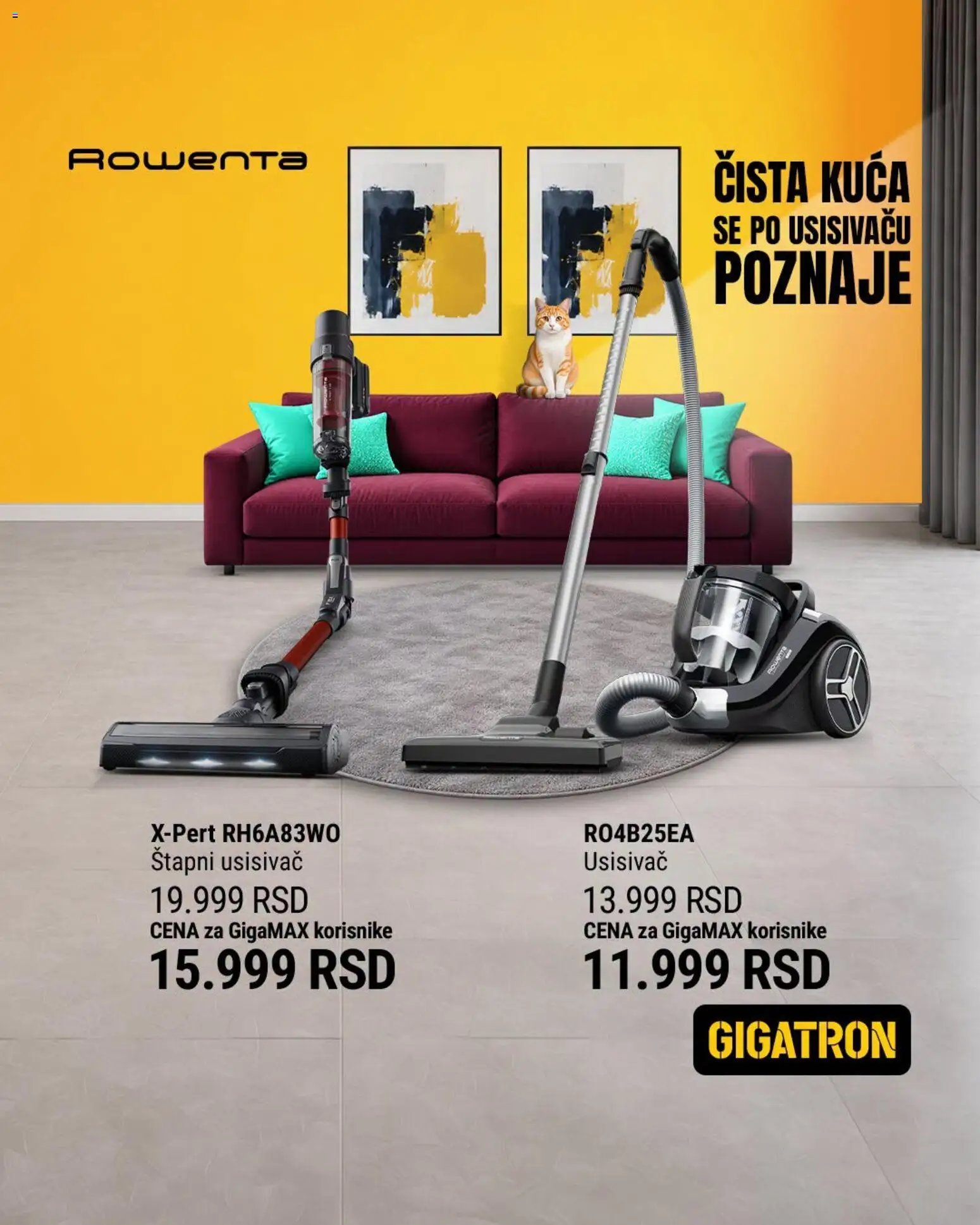 Gigatron katalog - važi od 14.09.2026 | Strana: 4 | Proizvode: Usisivač, Štapni usisivač