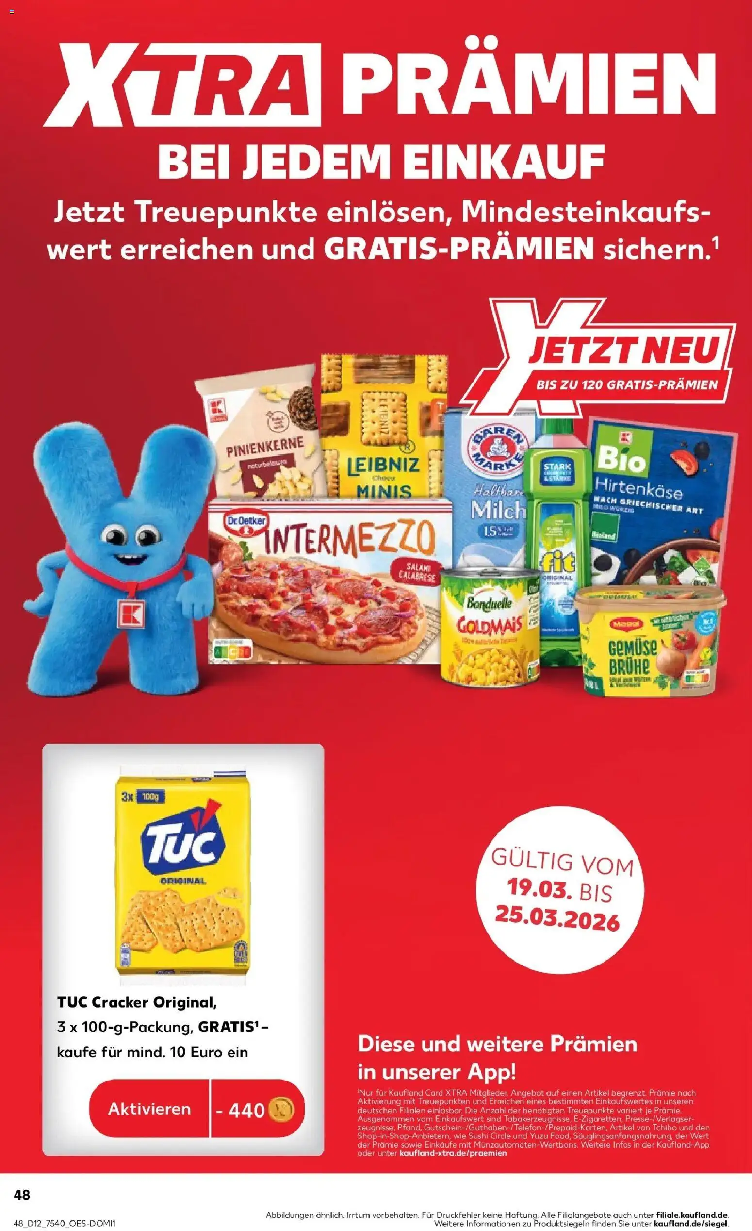 Kaufland Prospekt Annaberg-Buchholz	 – gültig ab 19.03.2026 | Seite: 48 | Produkte: Maggi, Feta, Haltbare milch, Salami
