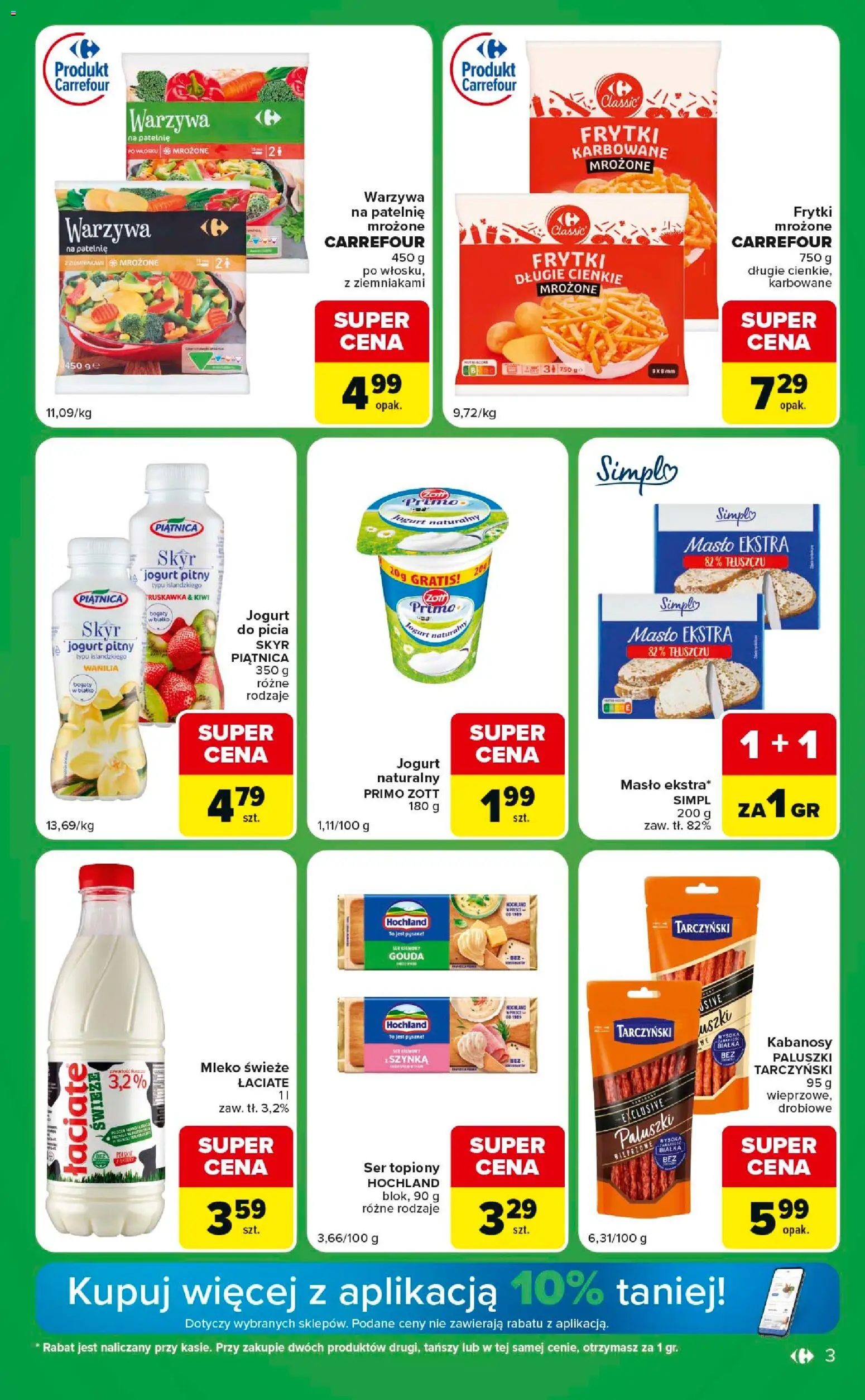 Carrefour gazetka - Express od 01.09.2026 | Strona: 3 | Produkty: Patelnie, Mleko świeże, Kiwi, Skyr