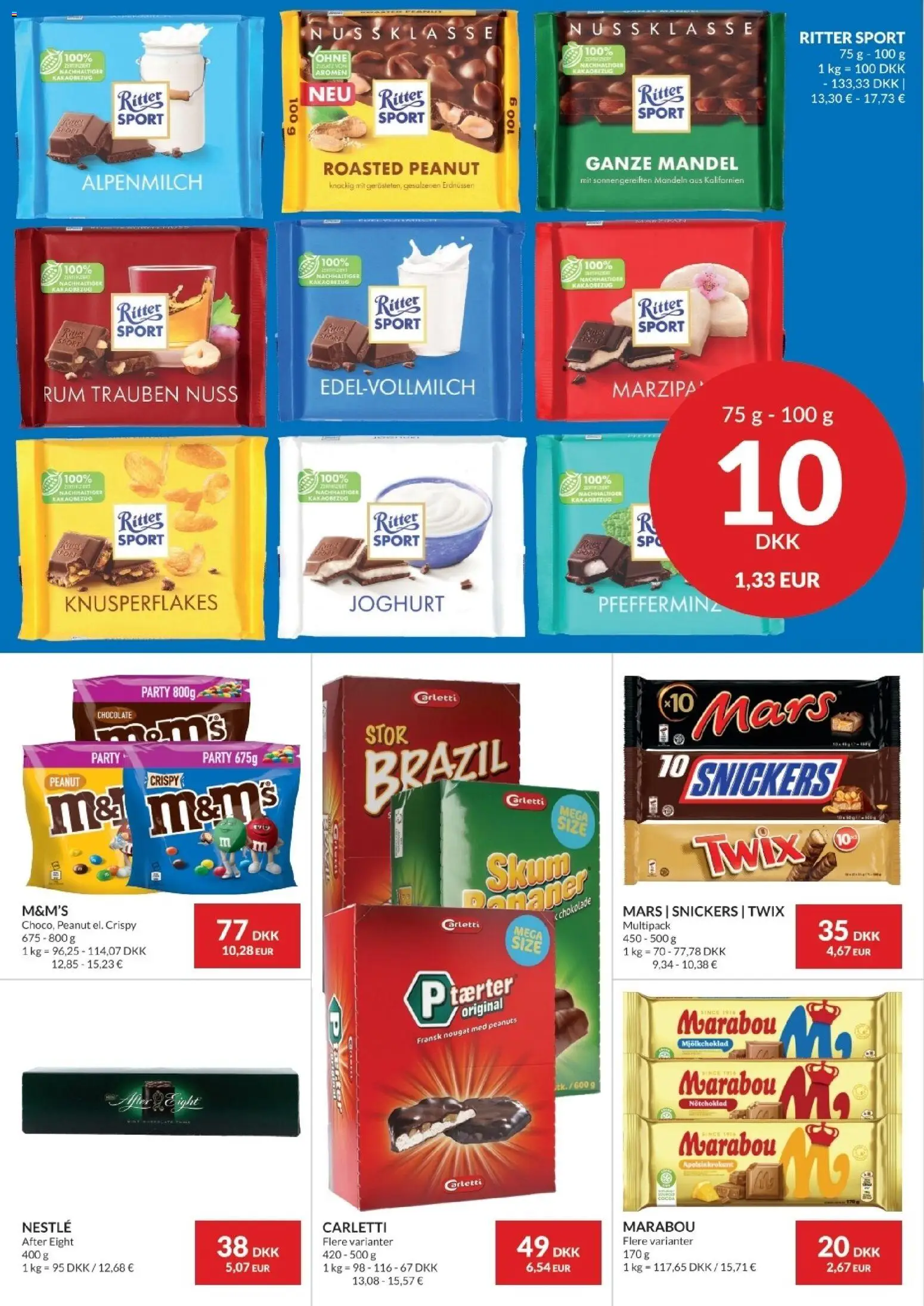 Nielsen Discount tilbudsavis – gyldig fra 27.05.2026 | Side: 12 | Produkter: Chokolade, Peanuts, Nougat