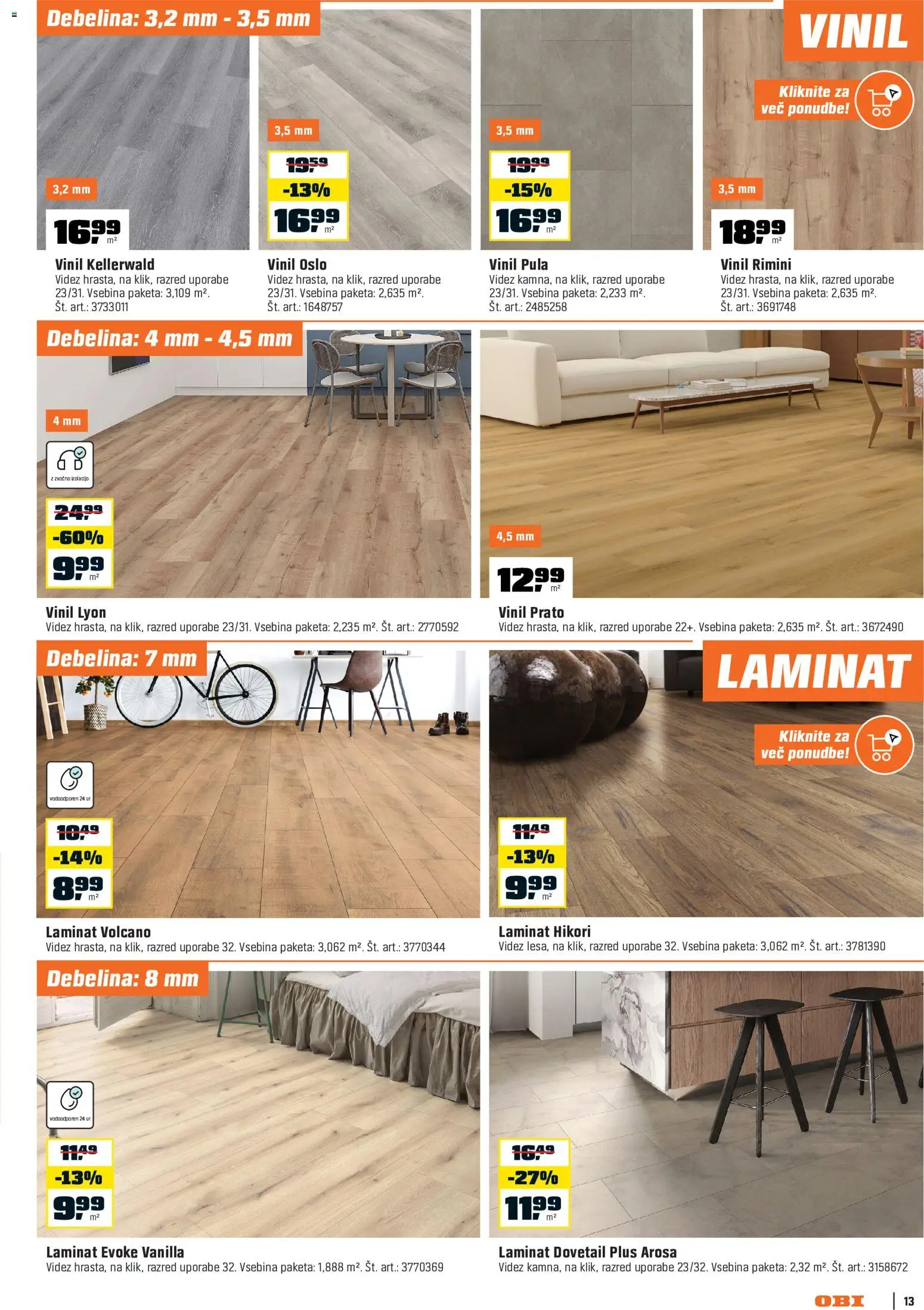 Novi OBI katalog ponudbe – veljaven od 01.10.2026 | Stran: 13