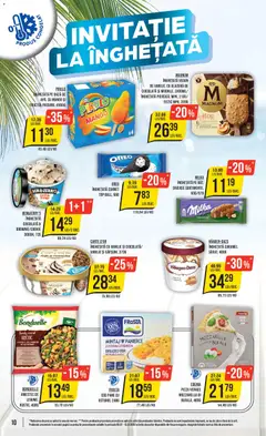 Ofertele Mega Image valabile de la 09.07.2026 | Pagină: 10 | Produse: Top, Ciocolată, Fistic, Înghețată
