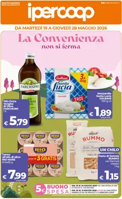 Anteprima del volantino Ipercoop volantino Sicilia valido a partire dal 19.05.2026