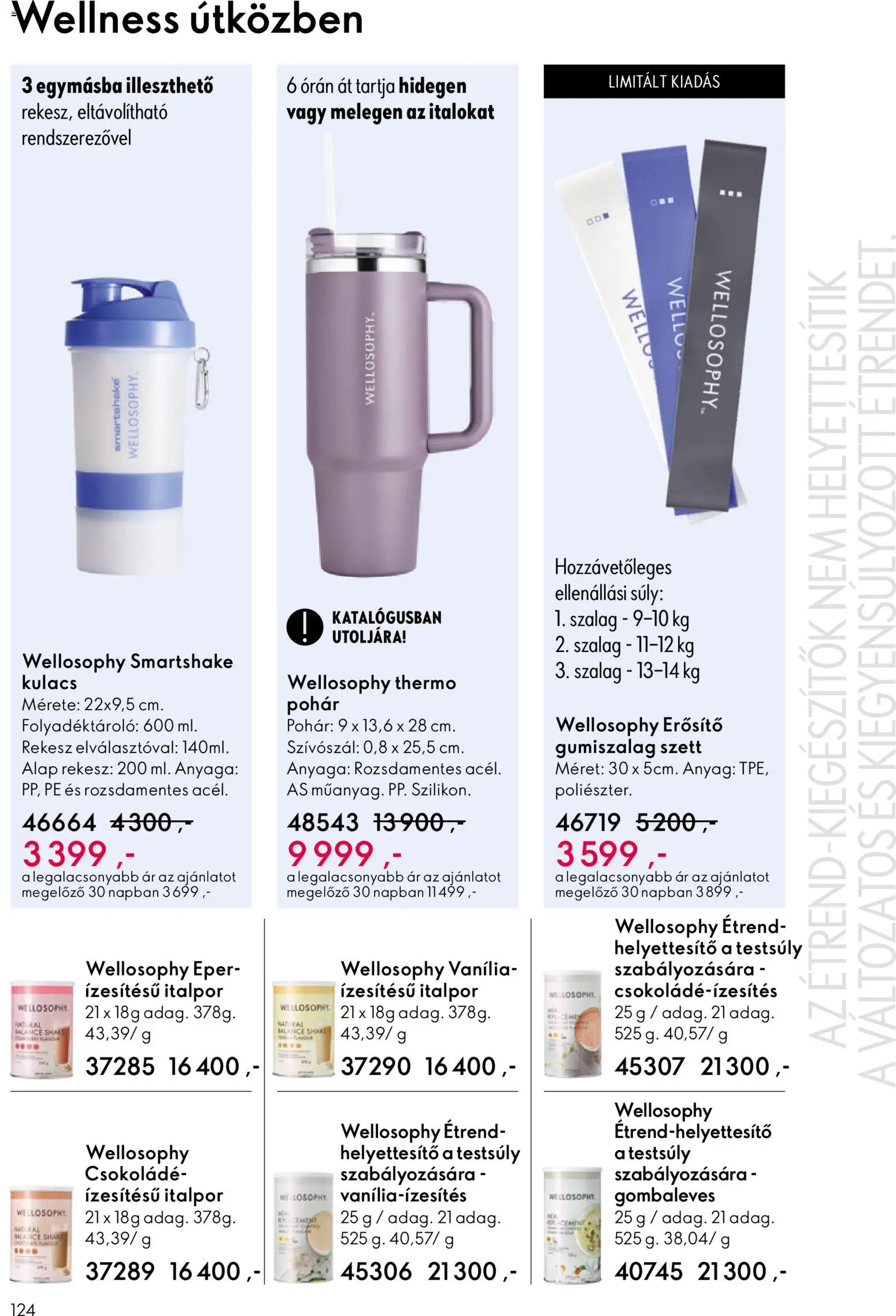 Oriflame akciós ujság - amely érvényes a következő dátumtól: 27.05.2026 | Oldal: 124 | Termékek: Kulacs, Csokoládé, Italpor, Erősítő