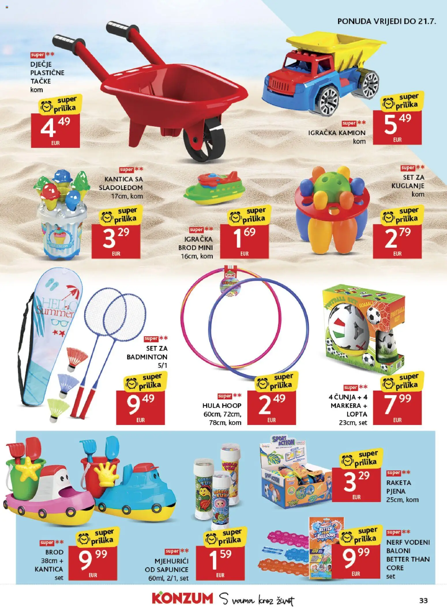 Konzum HR akciós ujság - amely érvényes a következő dátumtól: 2026.07.08. | Oldal: 33