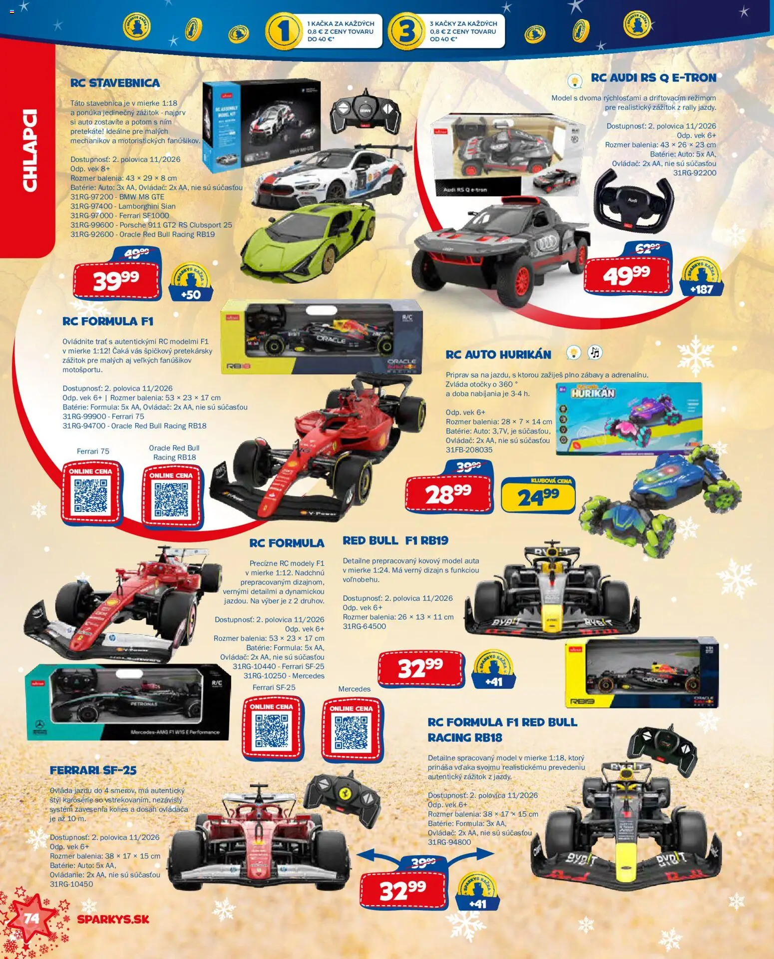 Nové ALLTOYS akcie – leták je platný od 06.10.2026 | Strana: 74 | Produkty: Red Bull, Batérie, Kačka