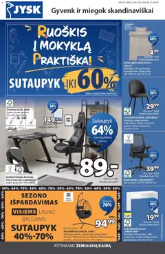 JYSK leidinys galioja nuo 2026.08.25