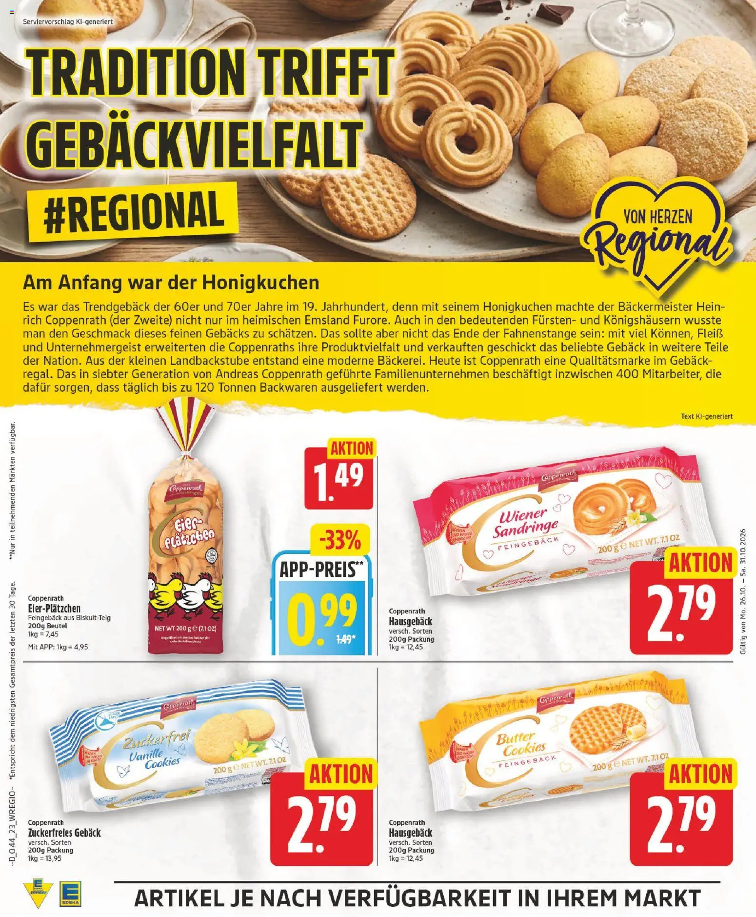 Elli Markt Prospekt – gültig ab 26.10.2026 | Seite: 23 | Produkte: Butter, Vanille