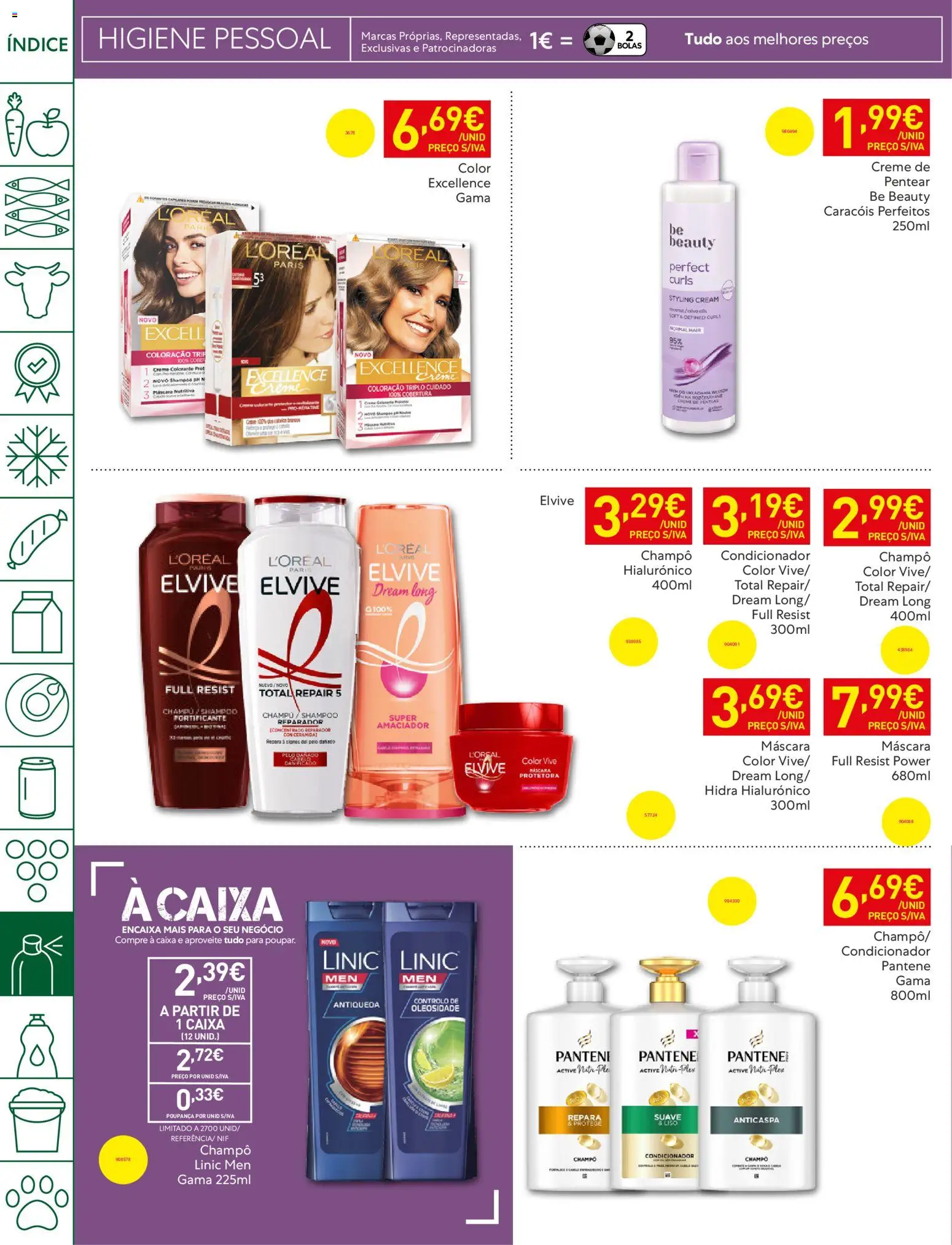 Recheio folheto Madeira │ válido de 05.05.2026 | Página: 42 | Produtos: Shampoo, Condicionador, Caixa, Creme