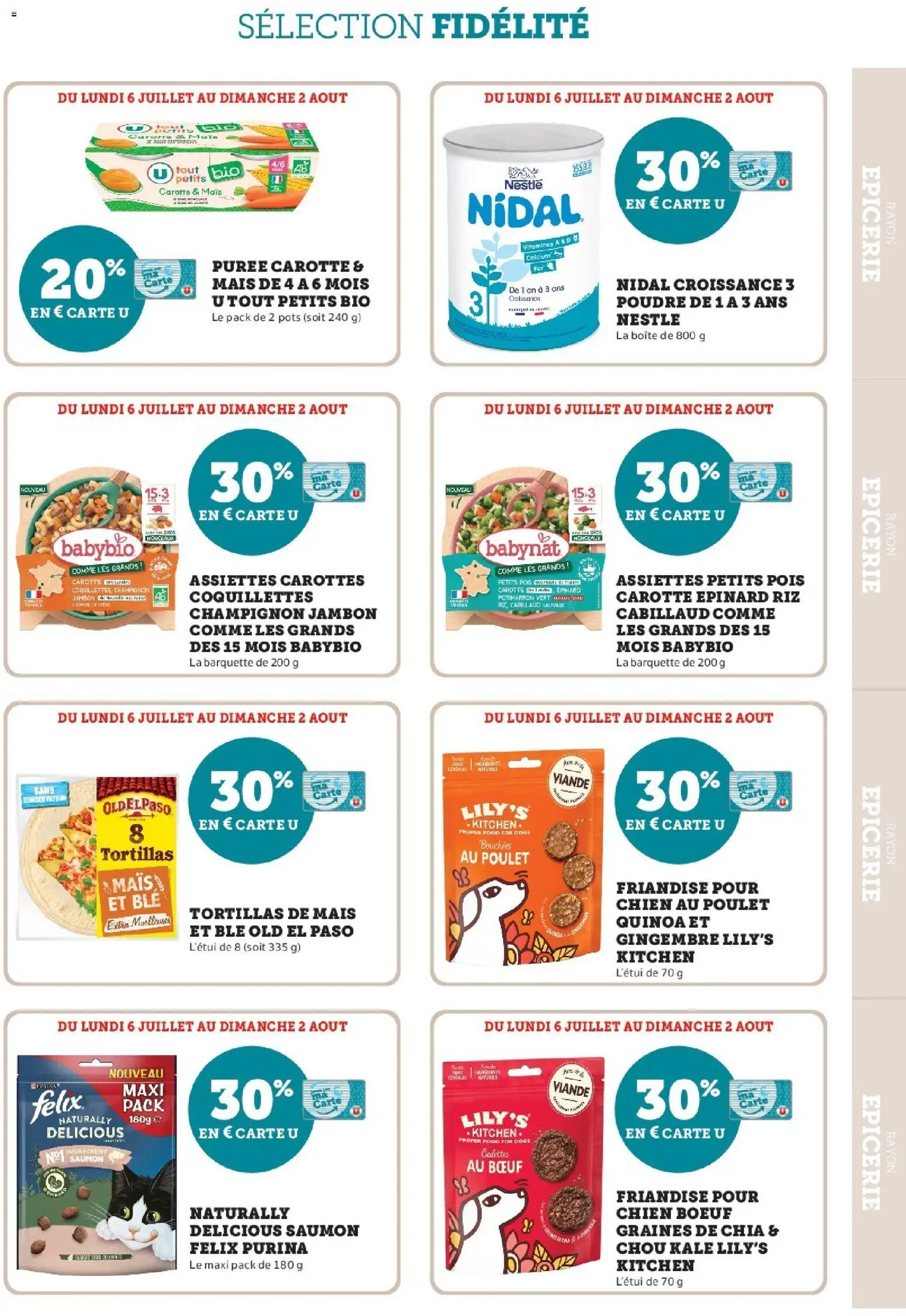 {H1} | Page: 21 | Produits: Tortillas, Jambon, Viande, Carotte