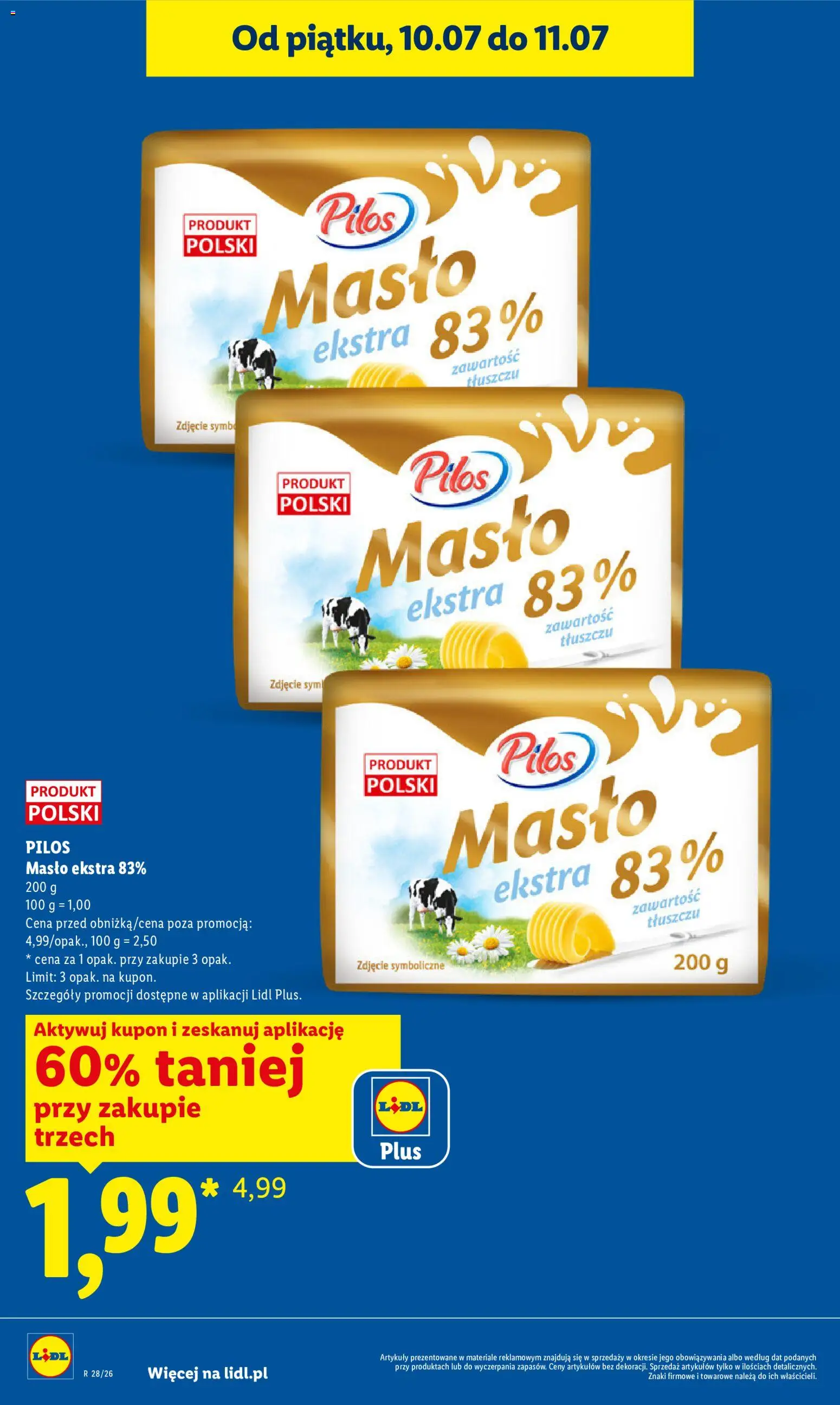 Lidl gazetka od 09.07.2026 | Strona: 2 | Produkty: Masło