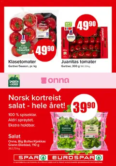 Forhåndsvisning av Salat Onna, Big Butter/Kjekkas Grønn Ekeblad, 110 g, Norsk kortreist salat - hele året! 100 % spiseklar. Aldri sprøytet. Ekstra holdbar. gyldig fra 25.05.2026 | Side: 5