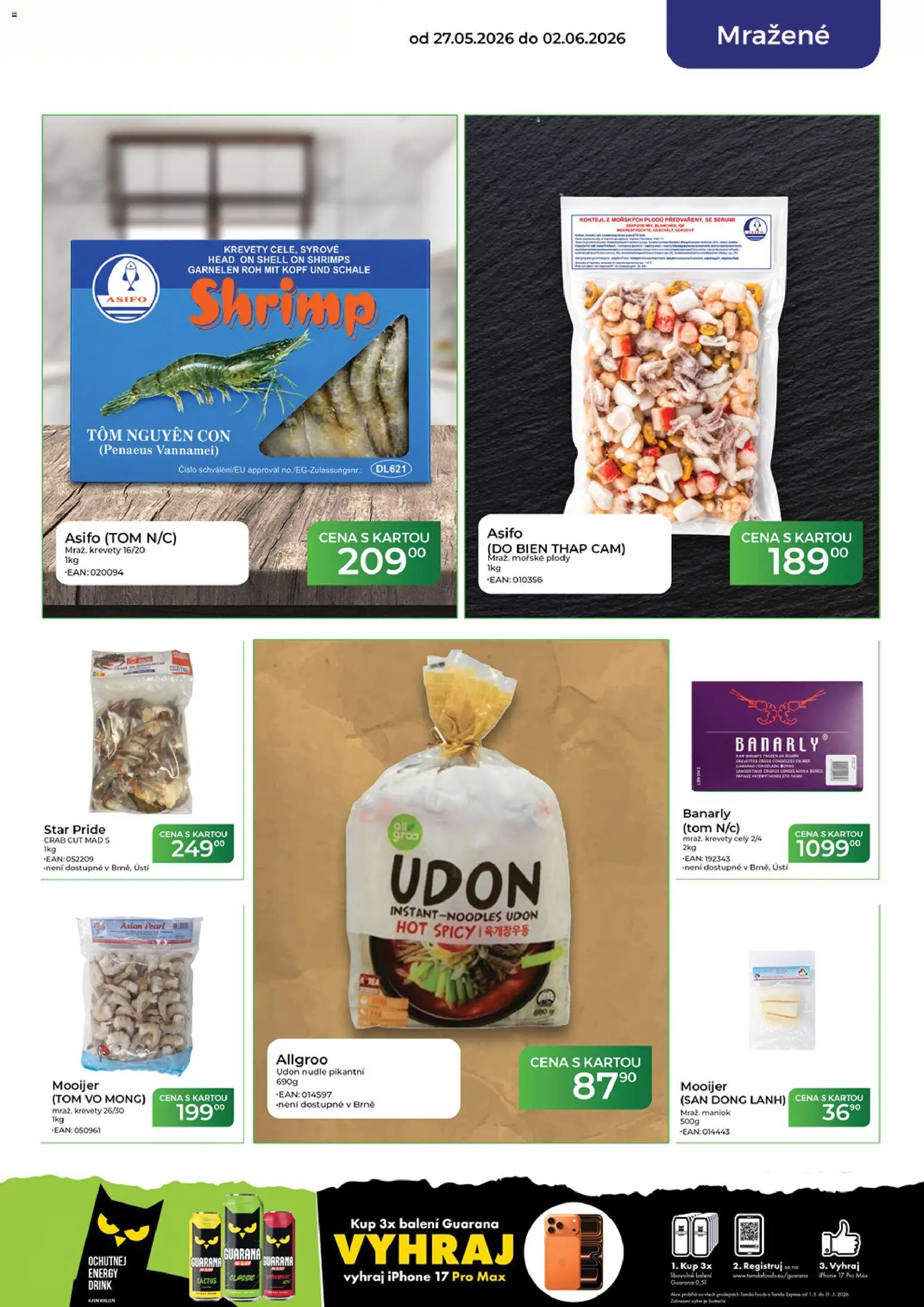 Tamda Foods leták od 27.05.2026 | Strana: 23 | Produkty: Sérum, Iphone, Udon nudle, Krevety