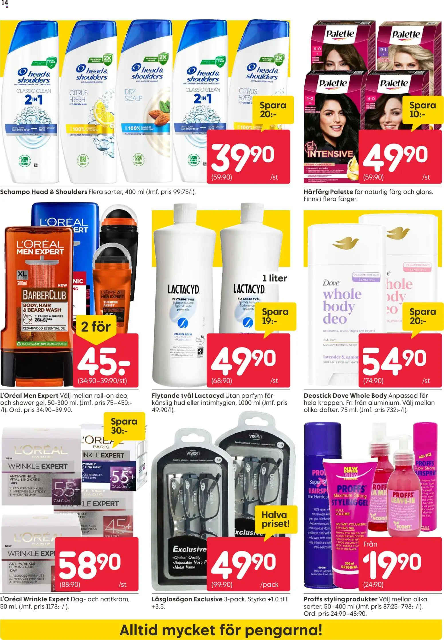 Rusta reklamblad aktuell från 08.06.2026 | Sida: 14 | Produkter: Parfym, Hårfärg, Tvål, Antiperspirant