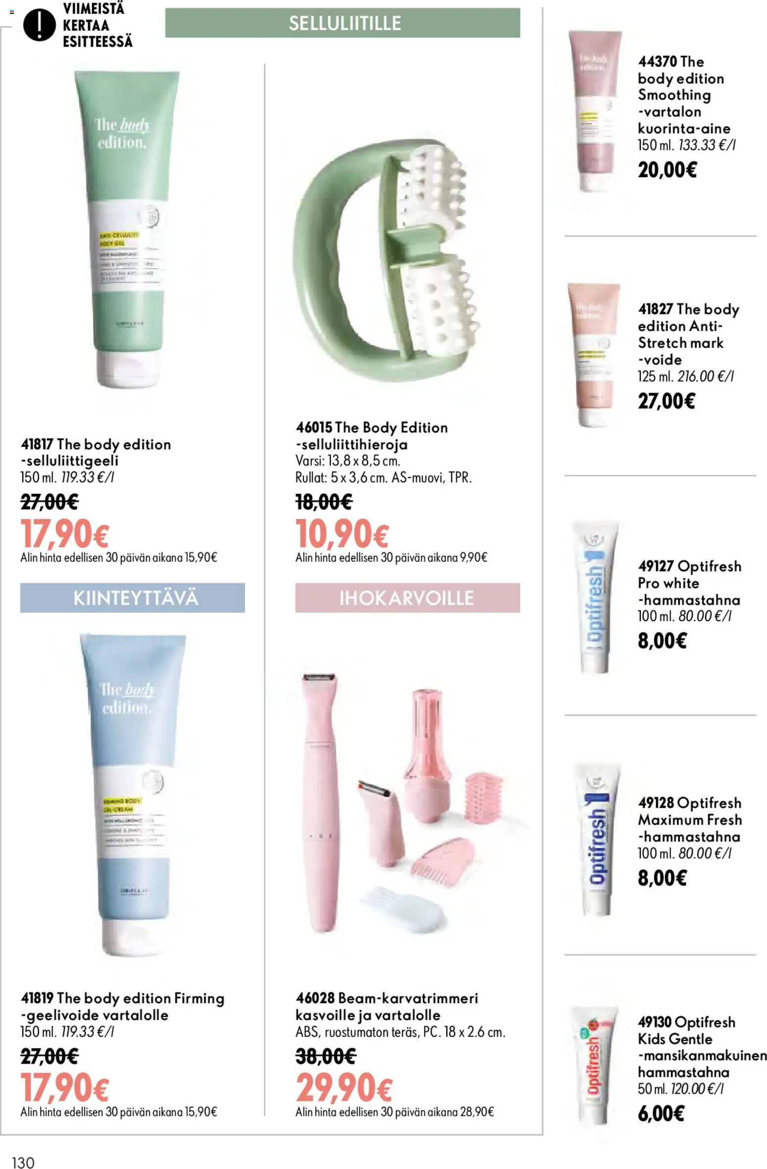 Oriflame tarjoukset – voimassa 26/08/2026 alkaen | Sivu: 130 | Tuotteet: Hammastahna