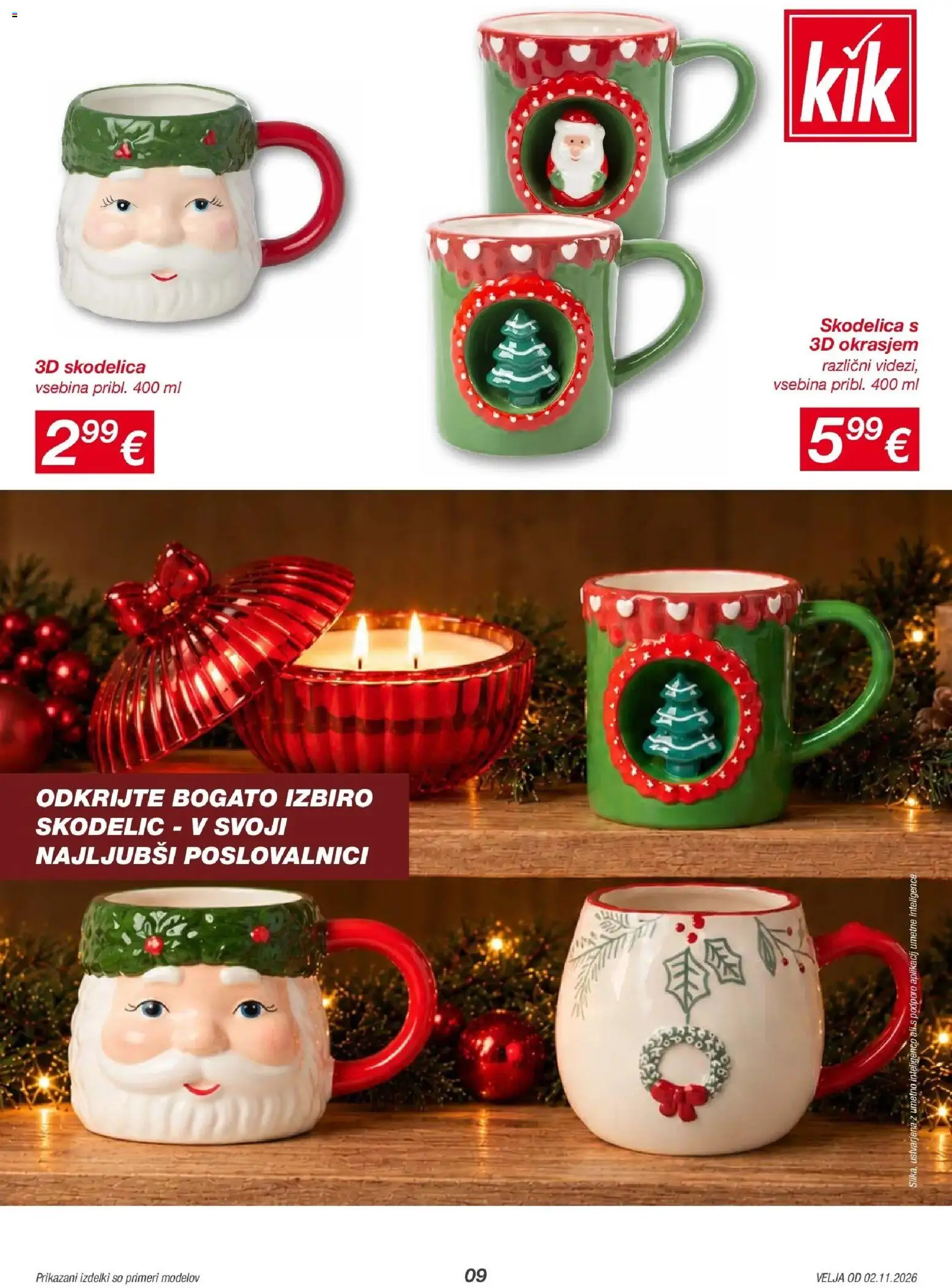 Kik katalog veljaven od 30.10.2026 | Stran: 9 | Izdelki: Skodelica