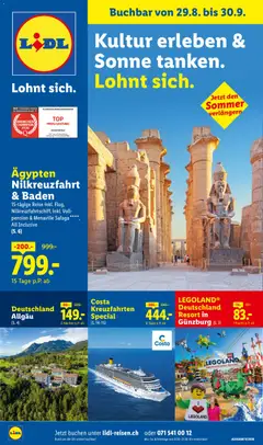 Lidl aktionen Reise-Highlights ab 29.08.2026 gültig