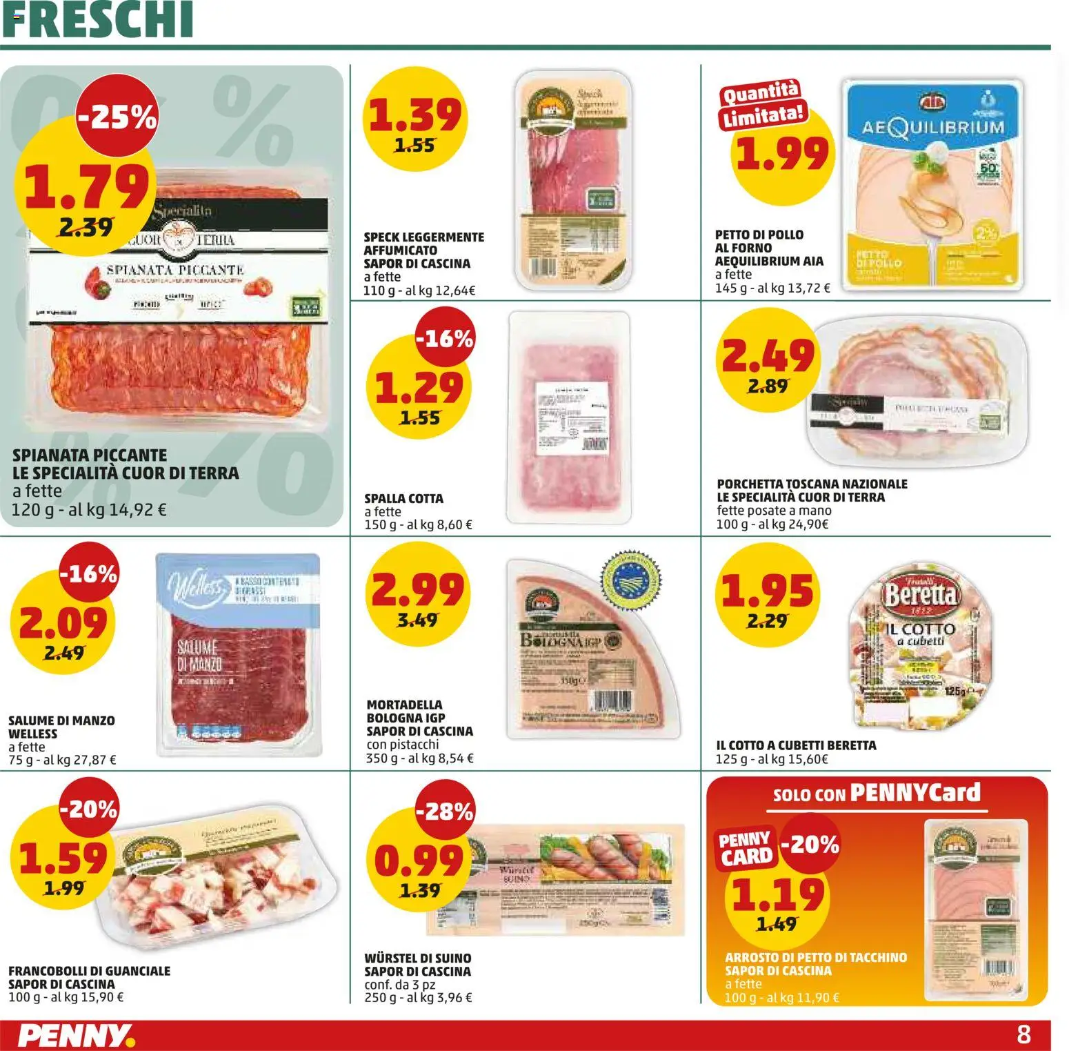 Volantino PENNY del 07.05.2026 | Pagina: 8 | Prodotti: Posate, Tequila, Forno, Guanciale