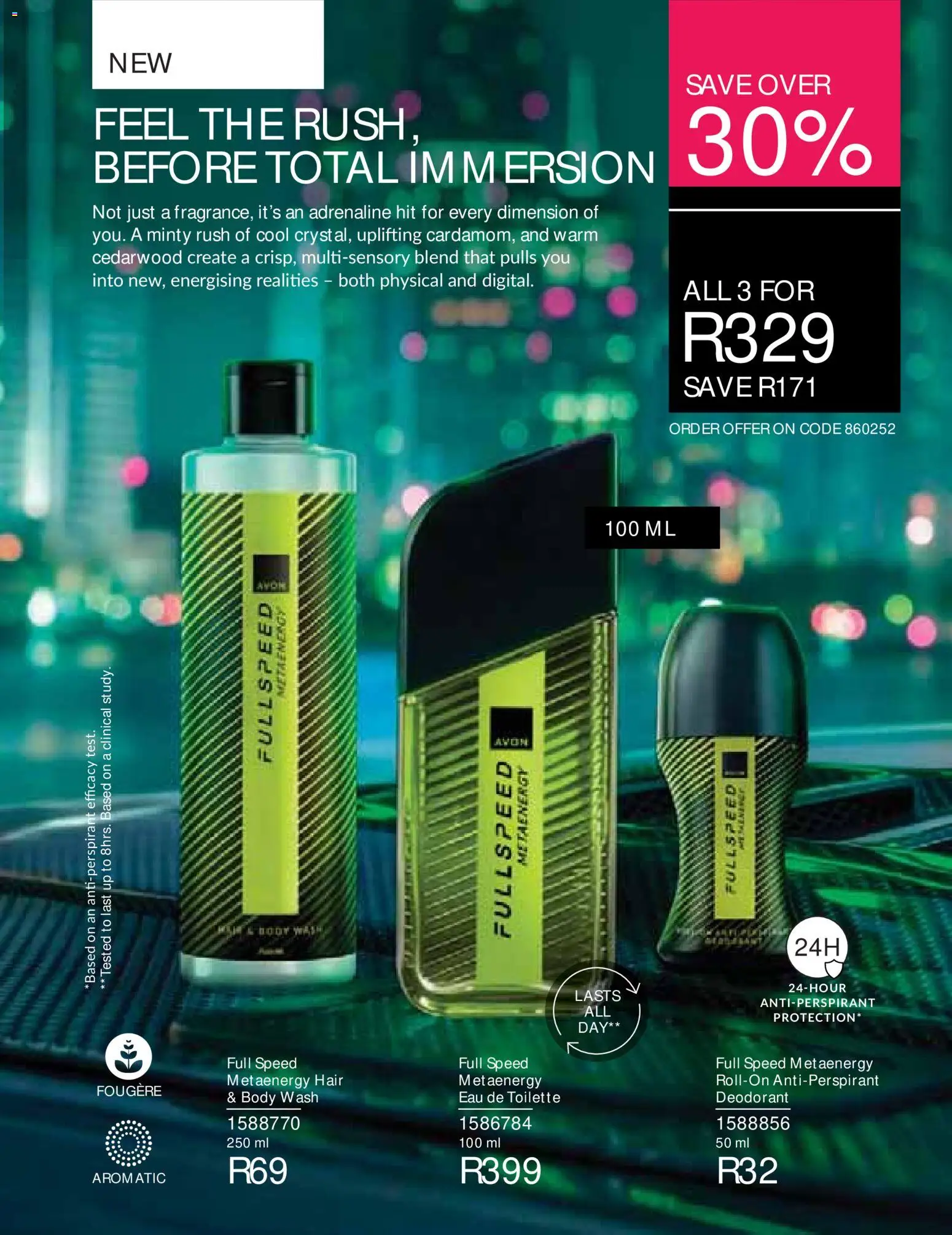 New Avon catalogue – valid from 01/09/2026 | Page: 75 | Products: Eau de toilette, Deodorant, Antiperspirant, Body wash