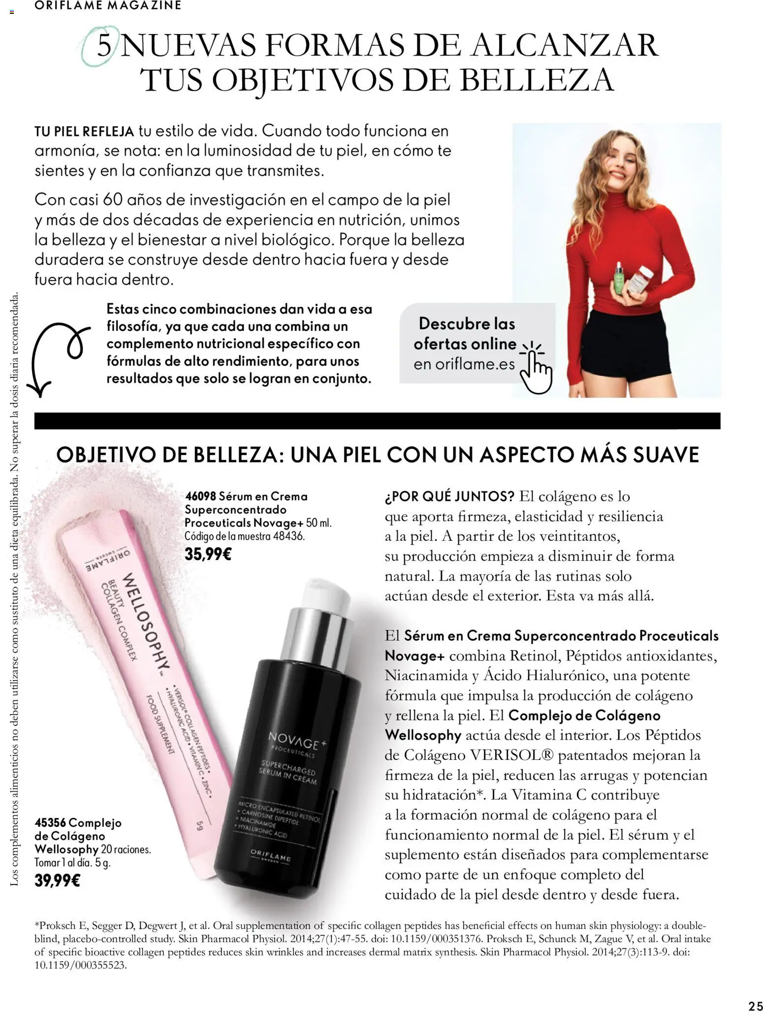 Oriflame - Catálogo Campaña 14 │ válido desde el 07/10/2026 | Página: 25 | Productos: Sérum, Crema, Té