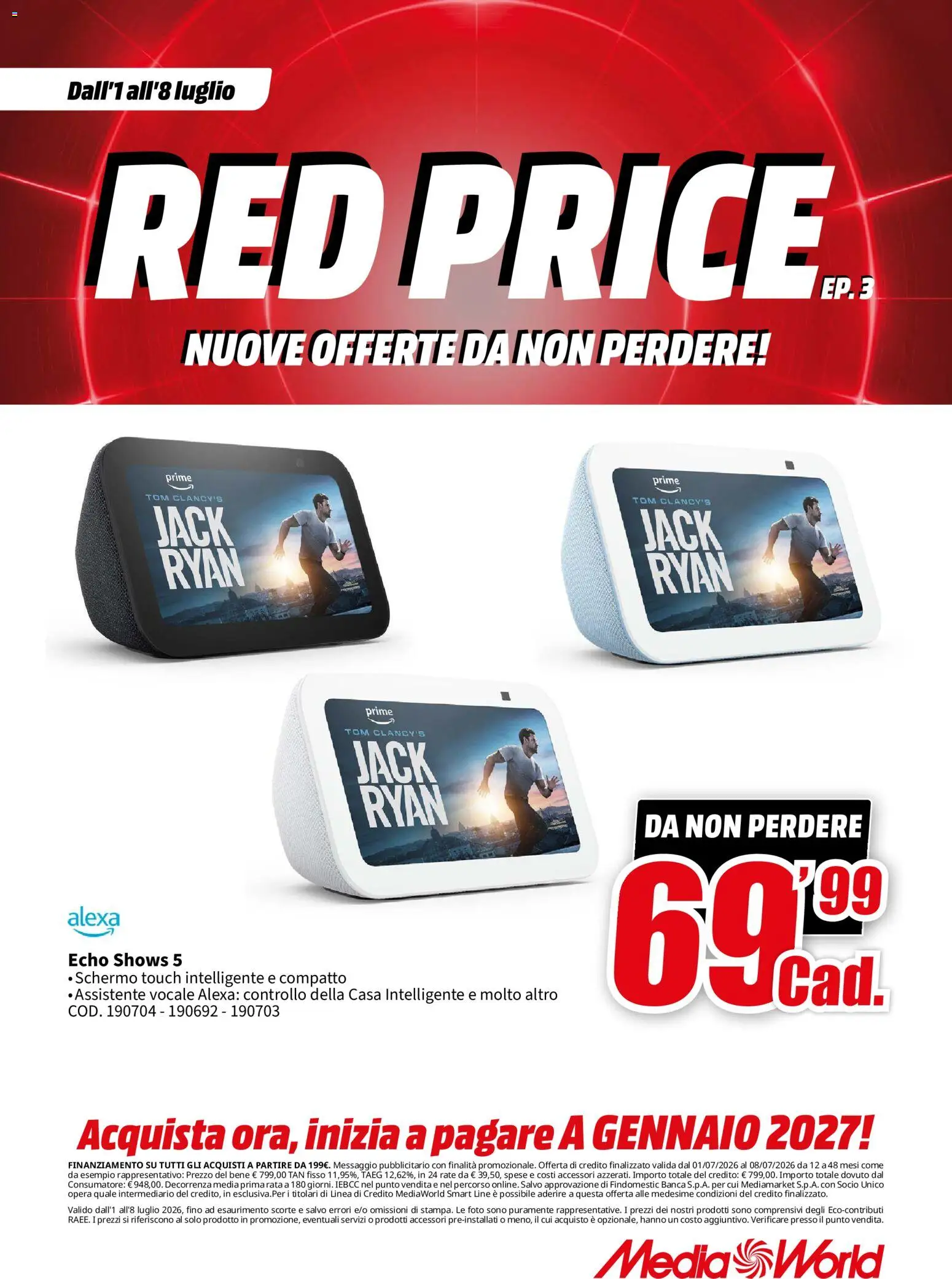 Volantino Media World del 01/07/2026 | Pagina: 38
