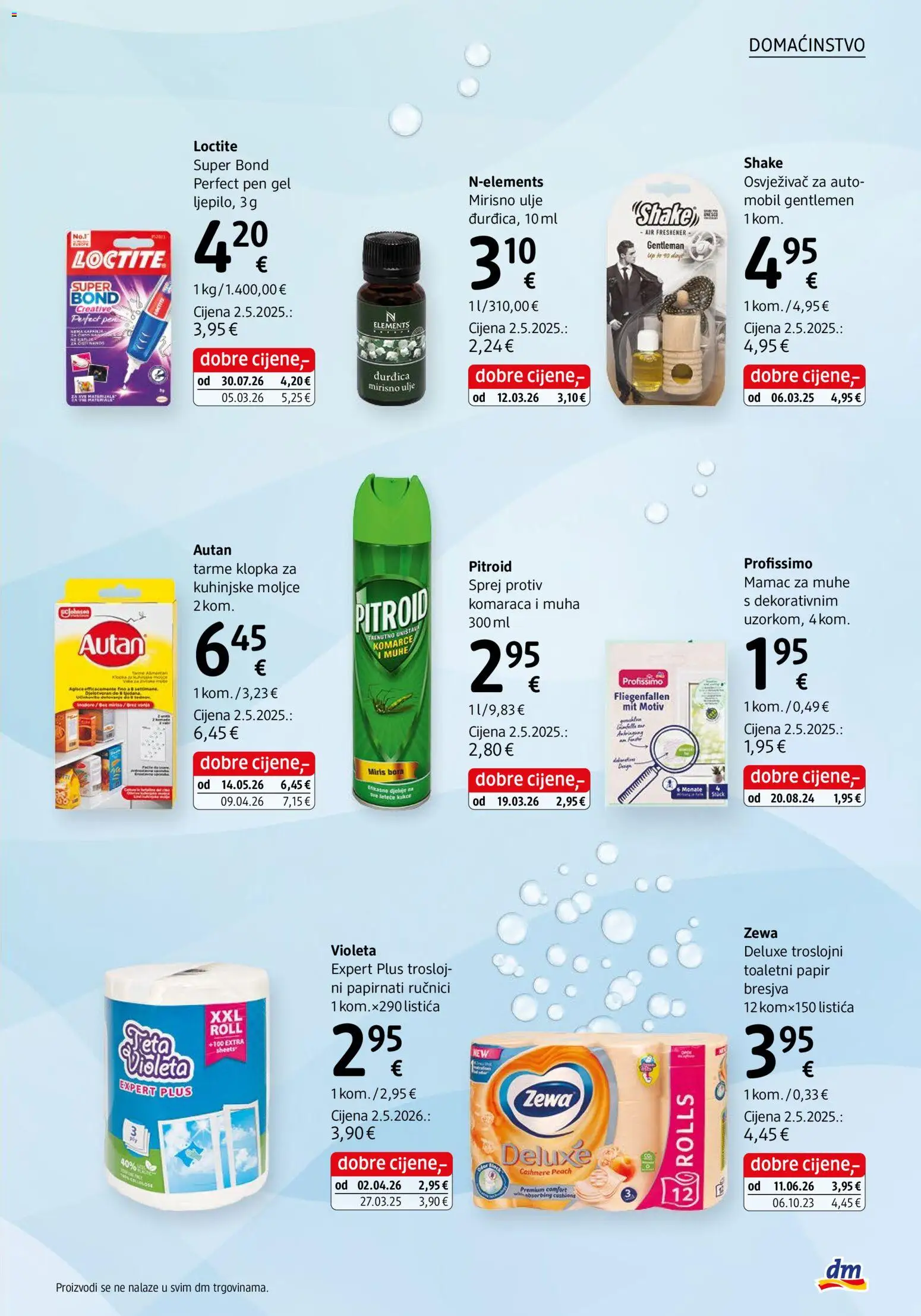 DM katalog | vrijedi od 01.08.2026 | Stranica: 37 | Proizvodi: Miris, Ulje, Papirnati ručnici, Violeta
