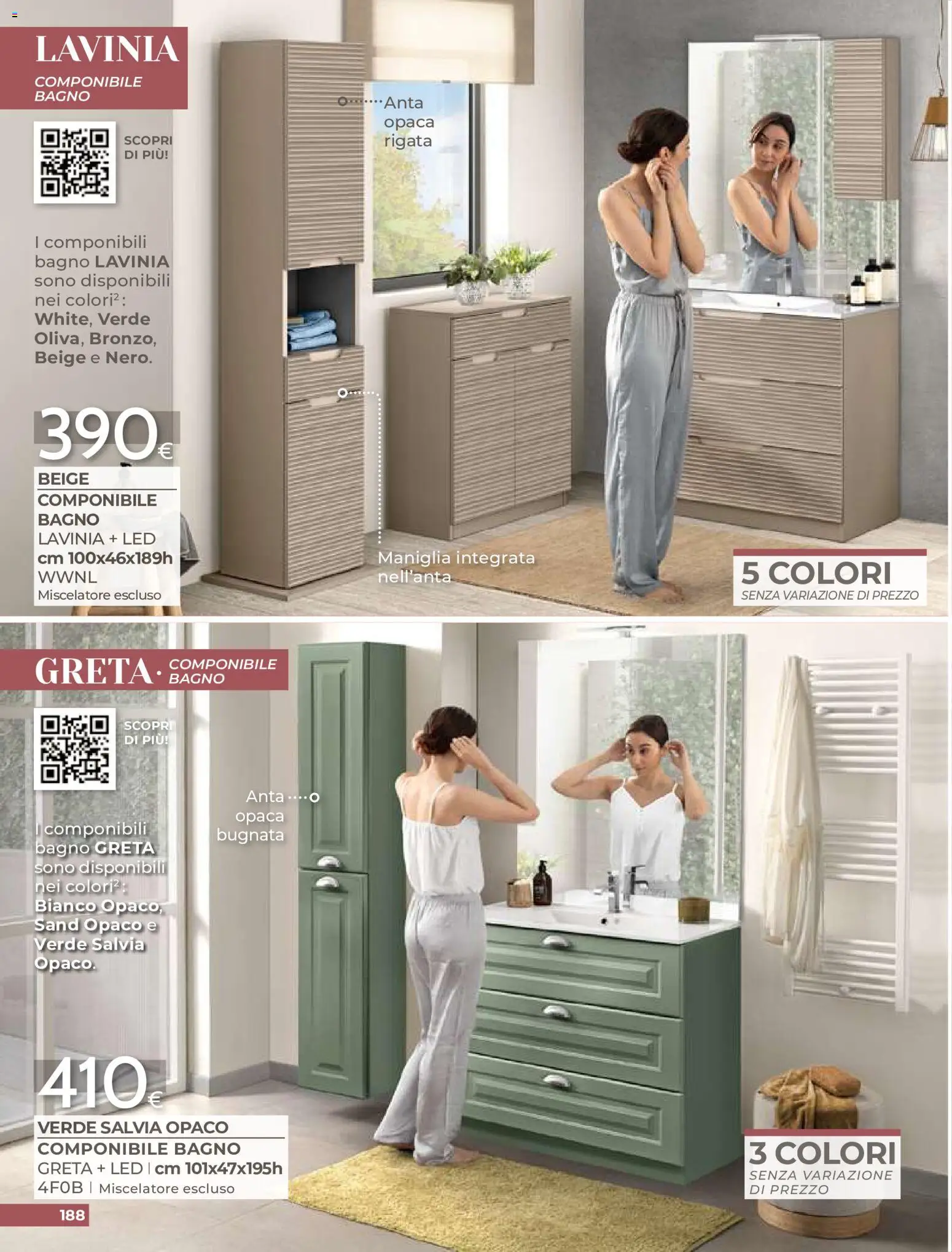Volantino Mondo Convenienza del 01/09/2026 | Pagina: 190 | Prodotti: Miscelatore, Bagno