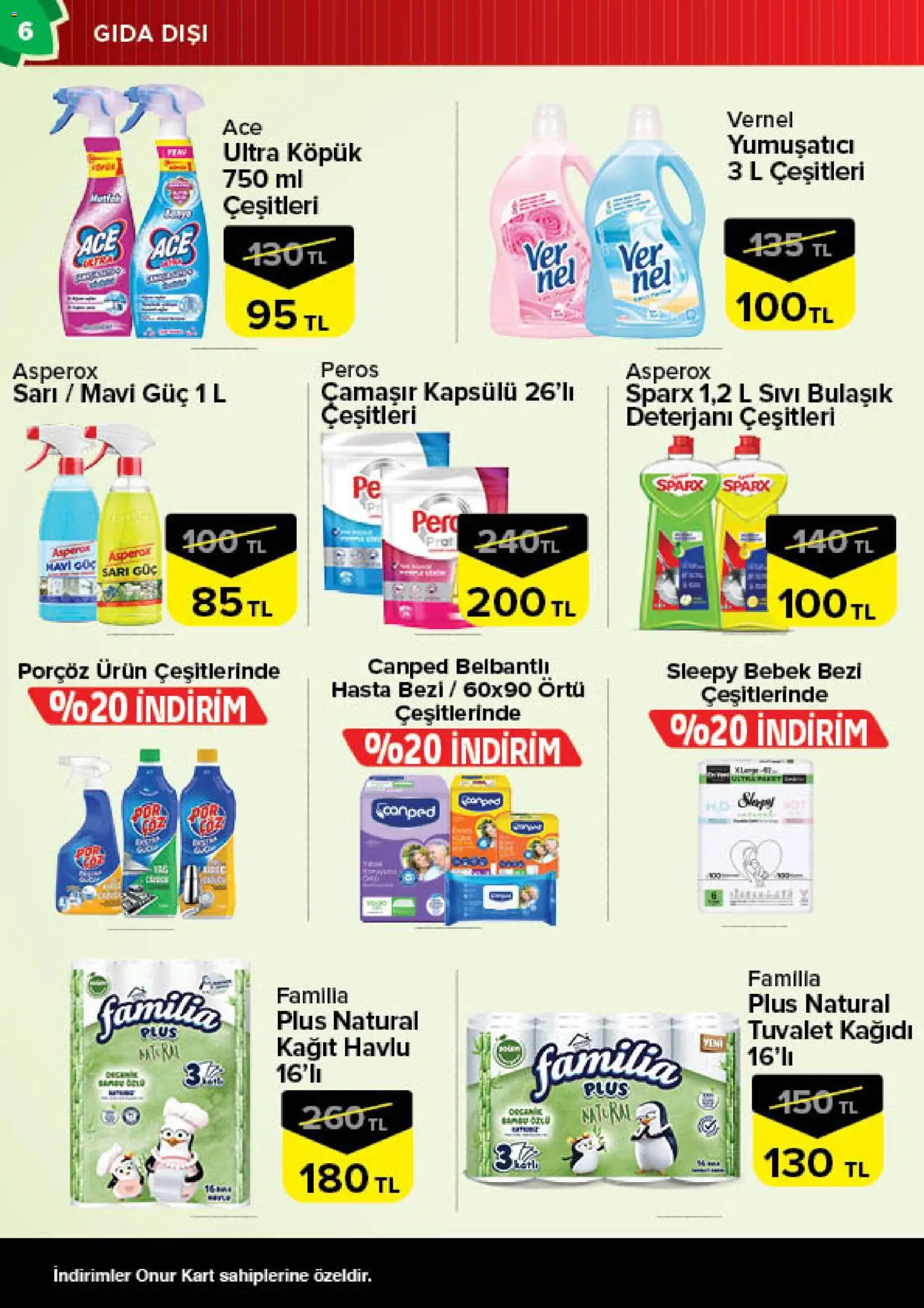 Onur Market Katalog - Bursa - 02.06.2026 tarihinden itibaren geçerlidir | Sayfa: 6