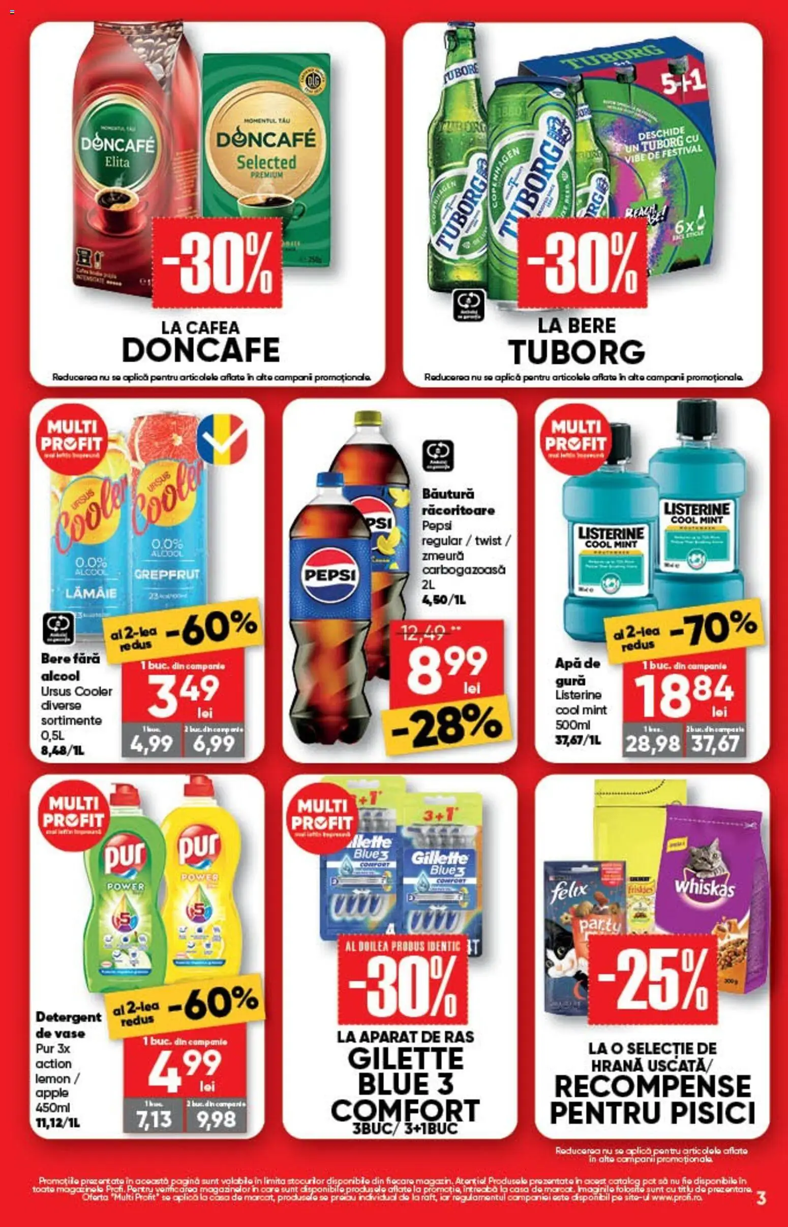 Noul catalog Profi – valabil de la 17.09.2026 | Pagină: 3 | Produse: Campari, Detergent de vase, Vase, Detergent