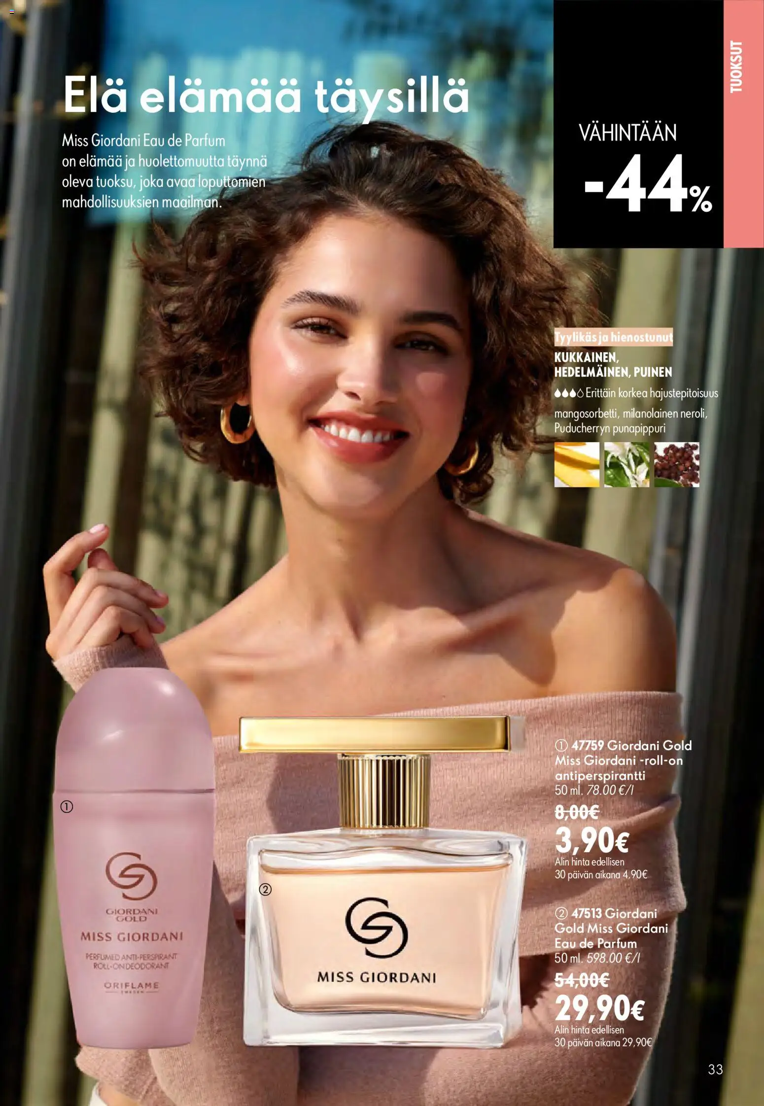 Oriflame - Esite 09 – voimassa 24/06/2026 alkaen | Sivu: 33 | Tuotteet: Antiperspirantti