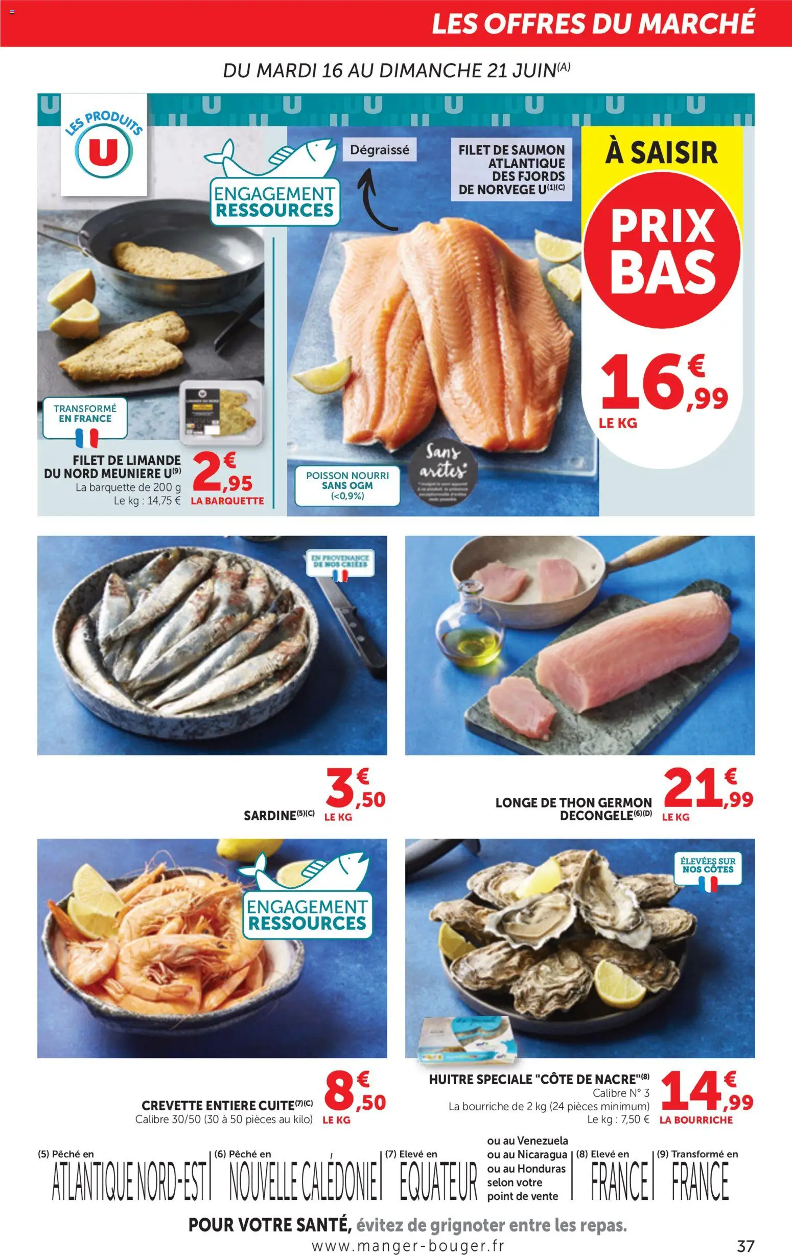 {H1} | Page: 37 | Produits: Pêche, Crevette, Thon, Filet de saumon