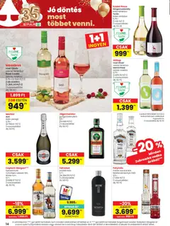 Spar akciós újság - amely érvényes a következő dátumtól: 2026.07.02. | Oldal: 14 | Termékek: Jägermeister, Rum, Likőr, Vodka