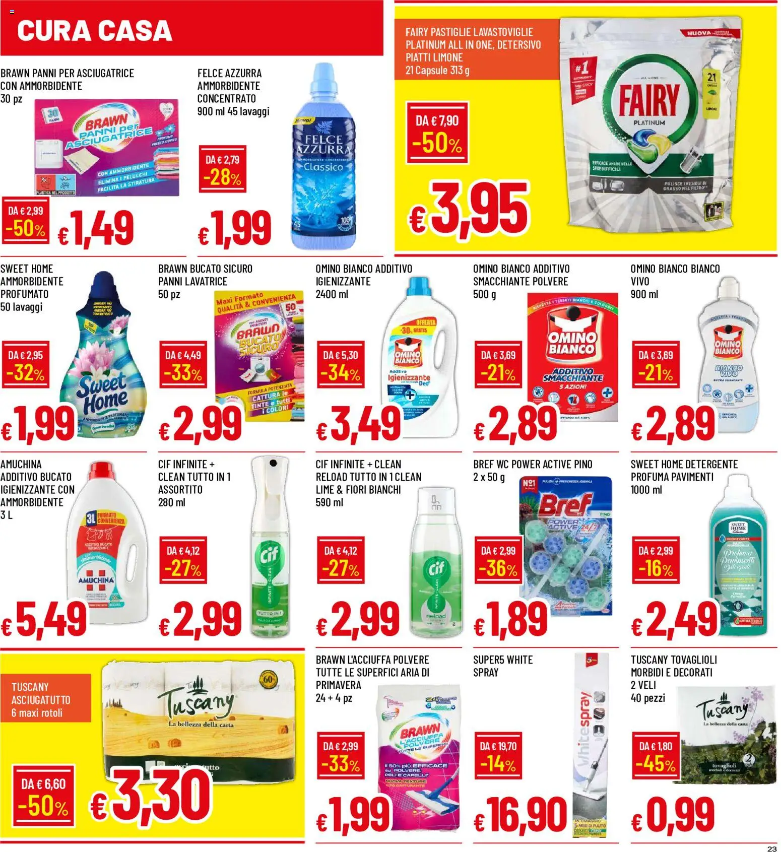 Volantino Galassia del 02/11/2026 | Pagina: 23 | Prodotti: Limone, Lime, Fiori, Panni