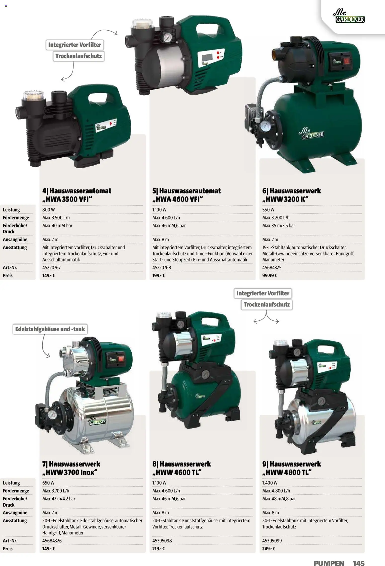 Hagebau Gartenjahr gültig ab 13.03.2026 | Seite: 145 | Produkte: Manometer