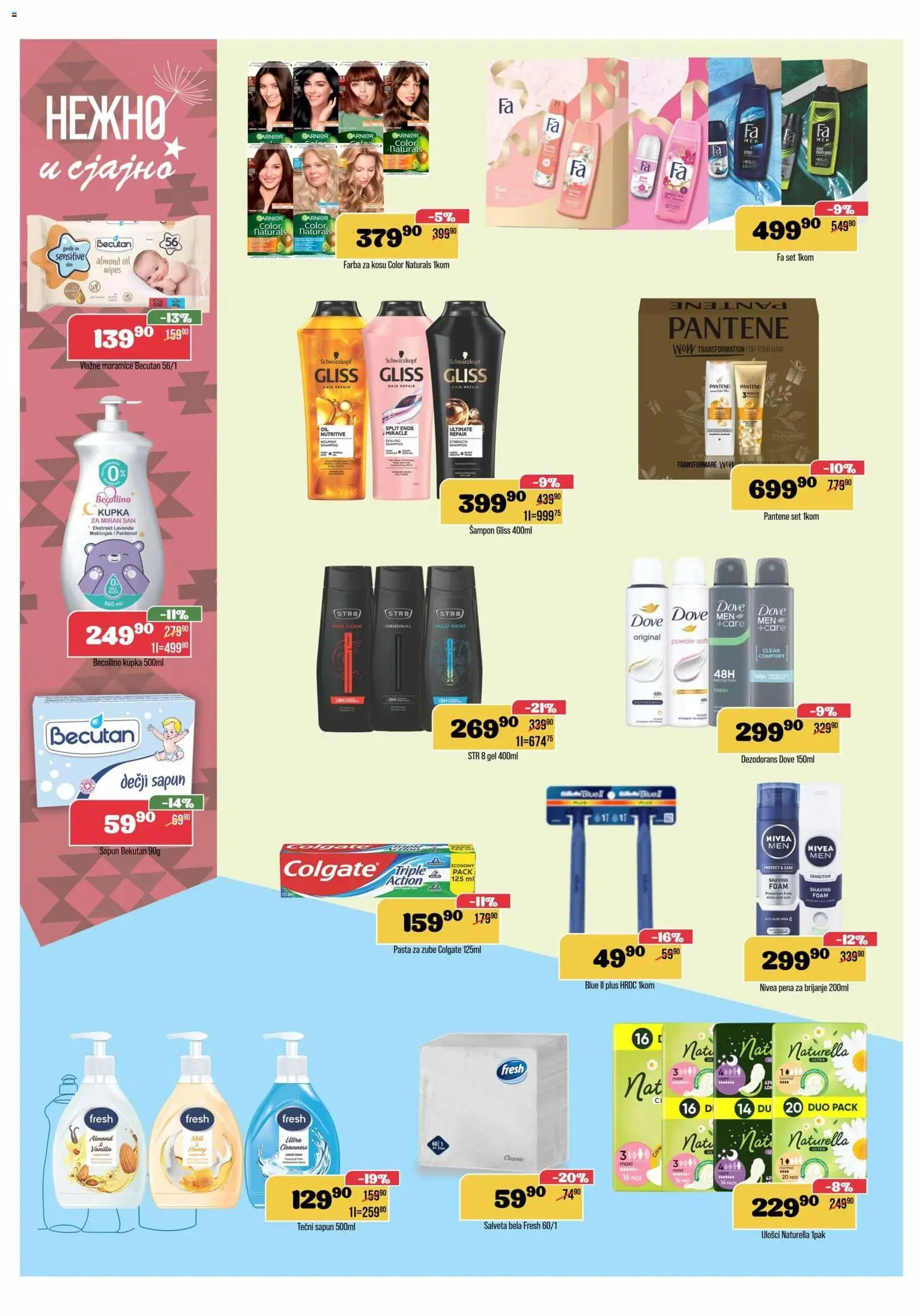 Europrom katalog - važi od 06.05.2026 | Strana: 10 | Proizvode: Nivea, Farba za kosu, Pena za brijanje, Dove