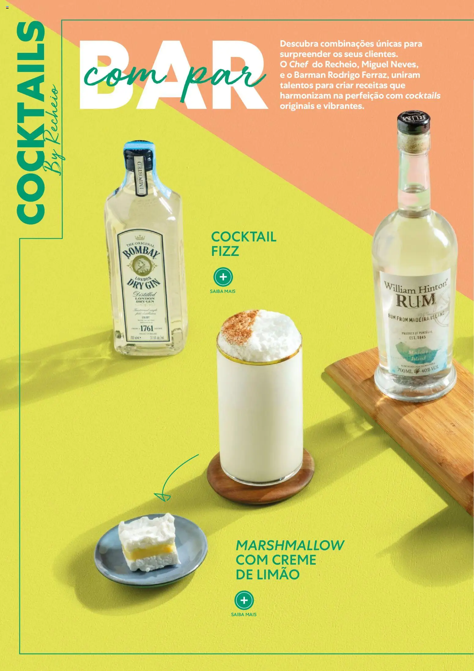 Recheio - Catálogo de Vinhos, Destilados e Cervejas │ válido de 28.05.2026 | Página: 46 | Produtos: Rum, Gin, Cocktails, Creme