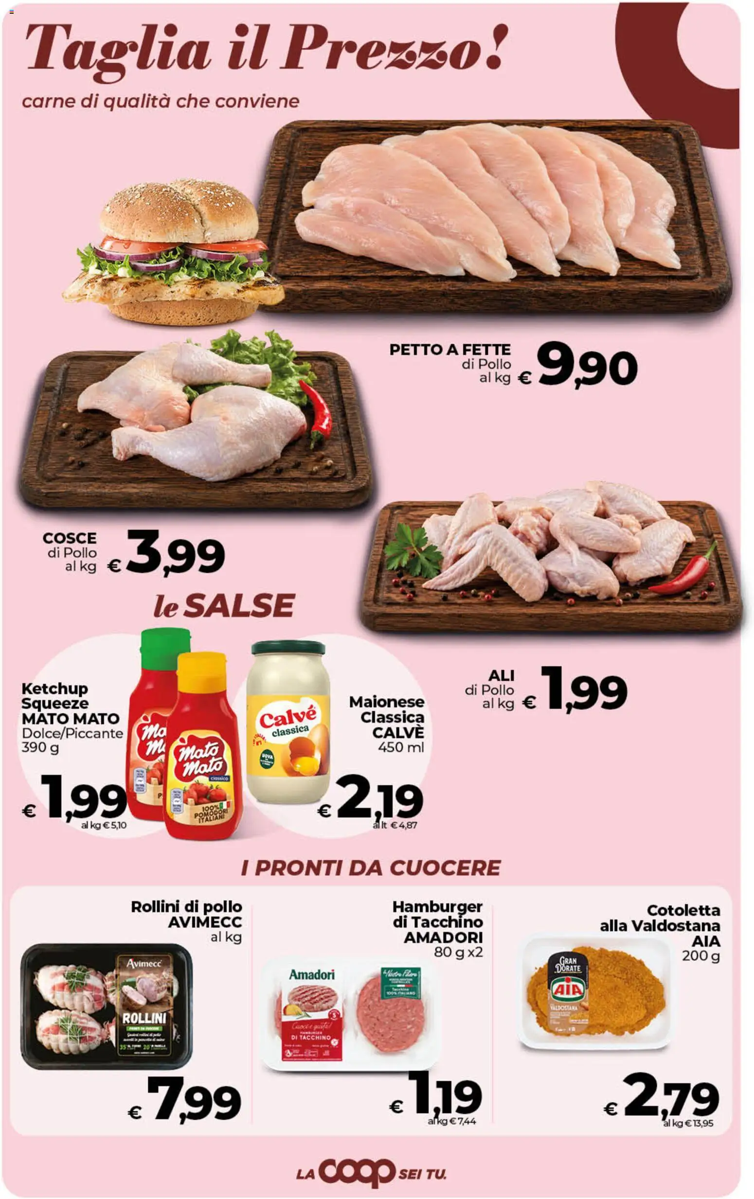 Volantino COOP del 13/10/2026 | Pagina: 12 | Prodotti: Tacchino, Pomodori, Carne, Hamburger