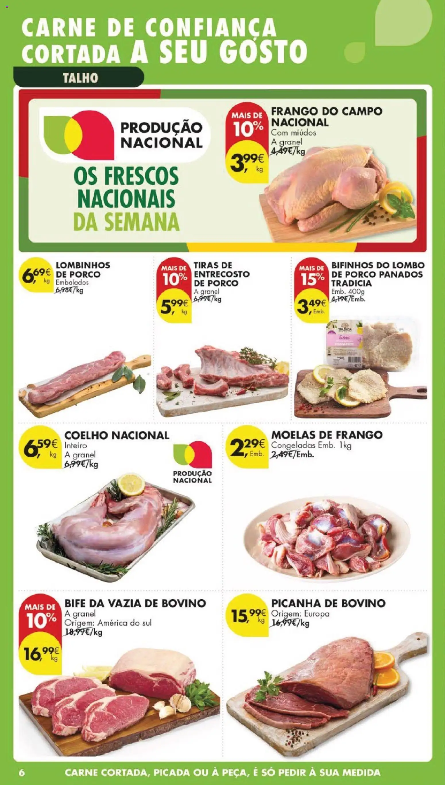 Pingo Doce folheto │ válido de 21.04.2026 | Página: 6 | Produtos: Frango, Lombo, Carne, Coelho
