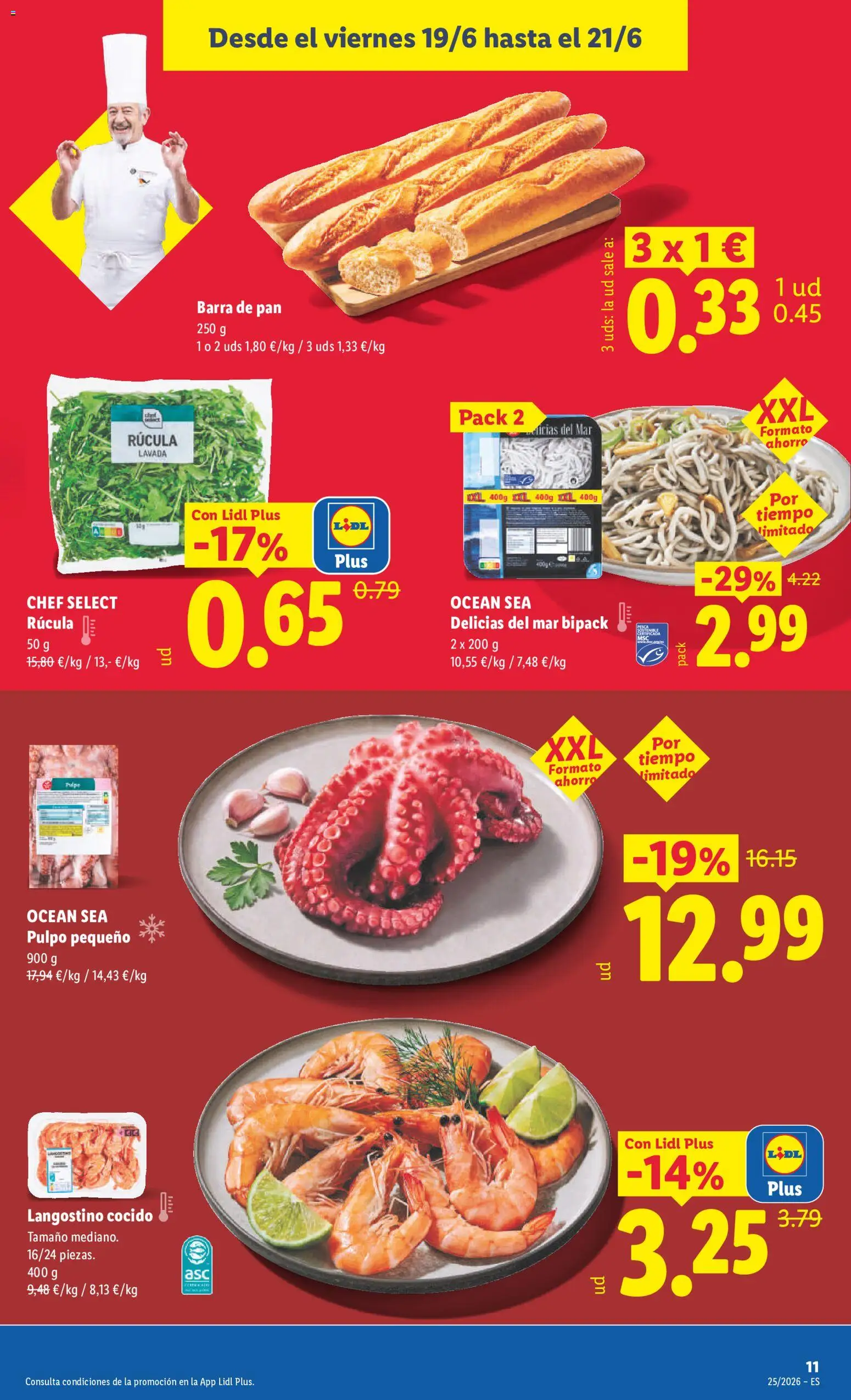 Lidl folleto │ válido desde el 15.06.2026 | Página: 37 | Productos: Pan, Langostino