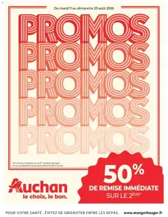 Auchan - Prévisualisation de Auchan Les promos du moment valide à partir de 11/08/2026