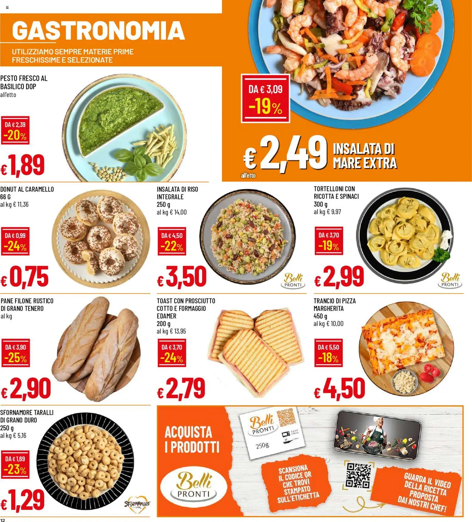 Volantino Galassia del 06/08/2026 | Pagina: 12 | Prodotti: Pizza, Riso, Basilico, Video