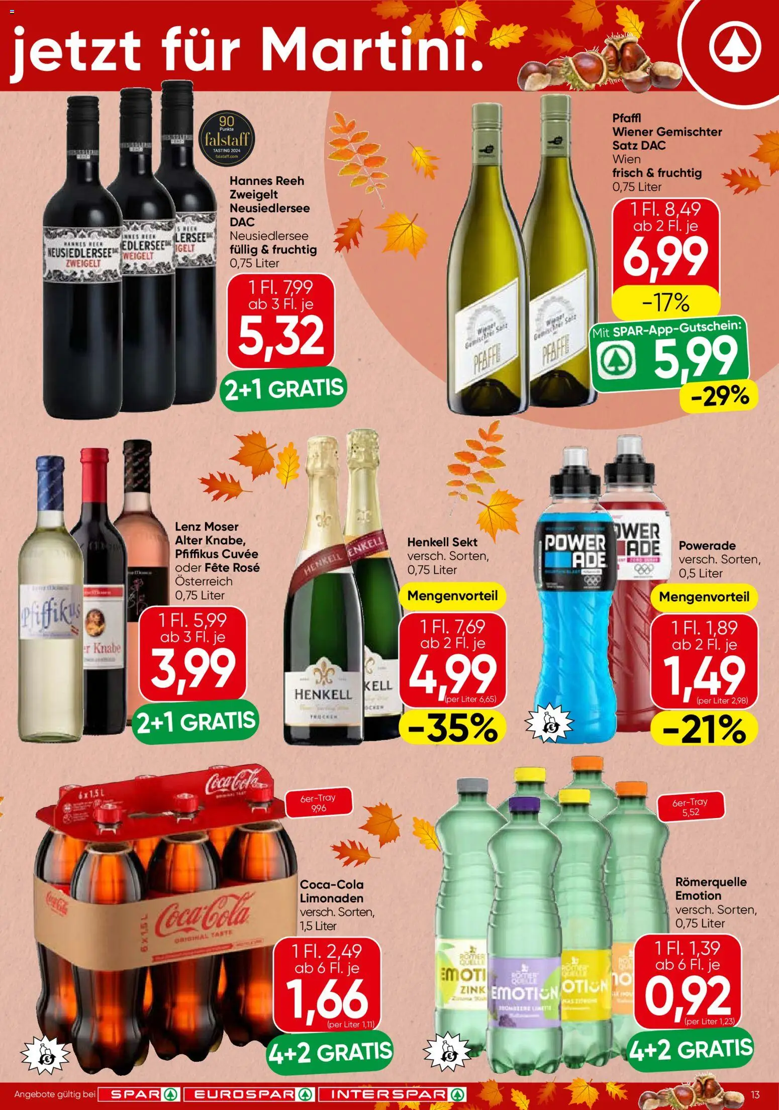 Spar Flugblatt gültig ab 08.10.2026 | Seite: 13