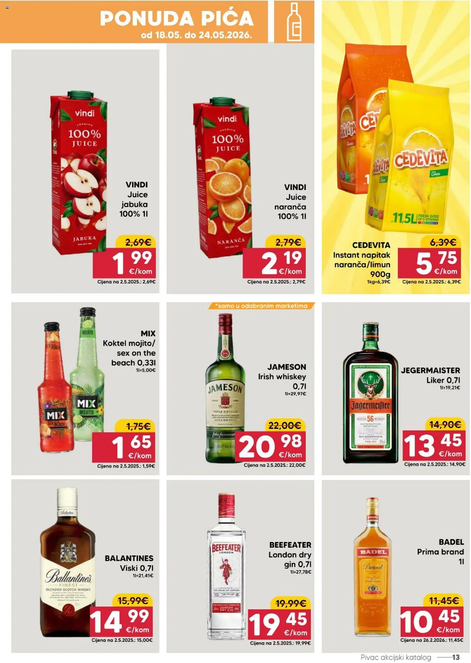 Pivac katalog | vrijedi od 18.05.2026 | Stranica: 13