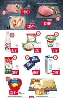 COOP - Abc & szuper / Alföld Pro-Coop Zrt. - amely érvényes a következő dátumtól: 2026.07.09. | Oldal: 3 | Termékek: Tej, Vaj, Tejföl, Túró